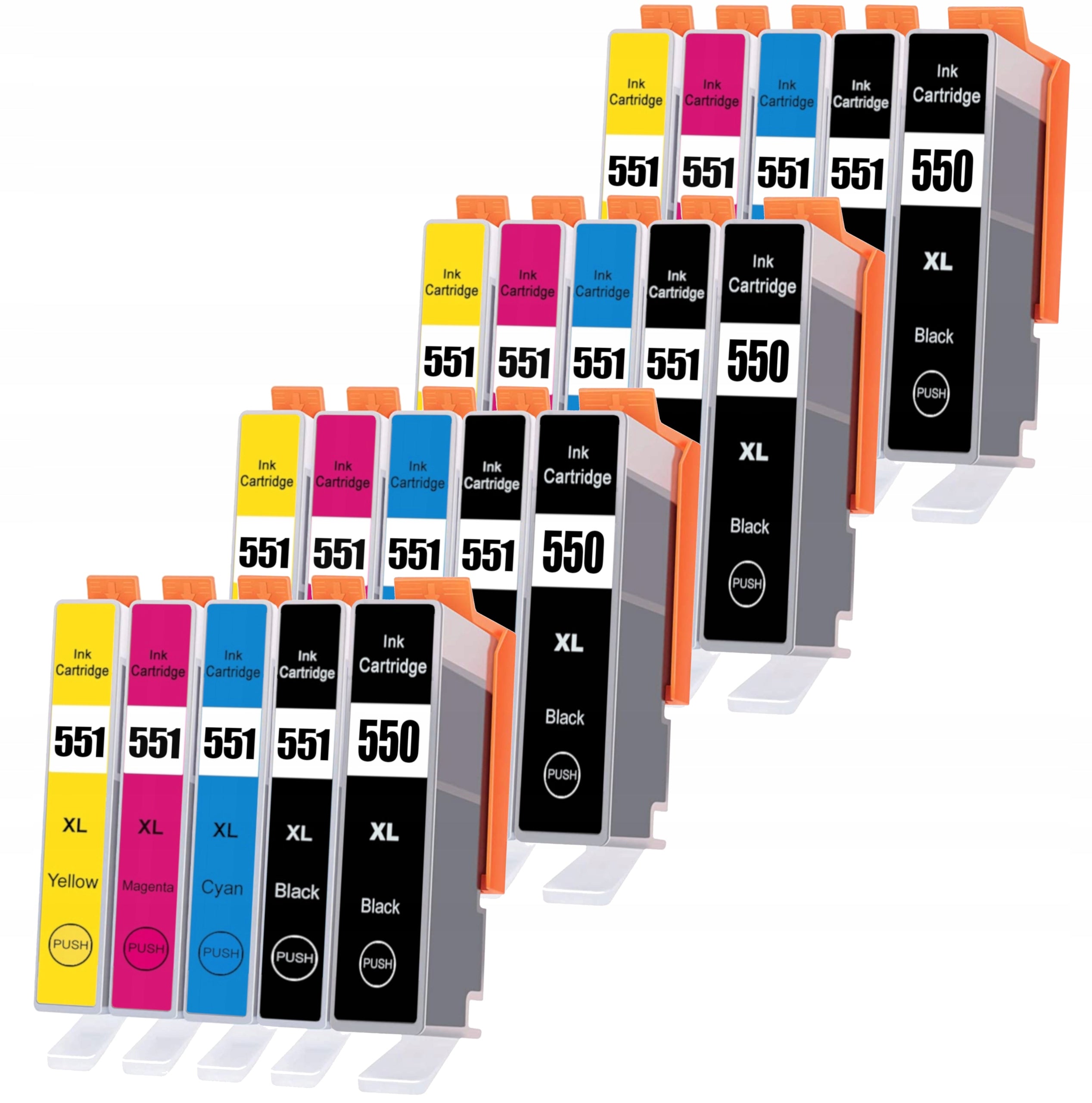 20x XL INKS FOR CANON PIXMA IP7250 MG5650 MG5550 PRINTER