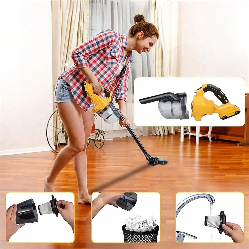 21V 400W 20KPA CORDLESS HANDHELD VACUUM CLEANER WITH LED LIGHT AND BRUSHES Manufacturer no brand