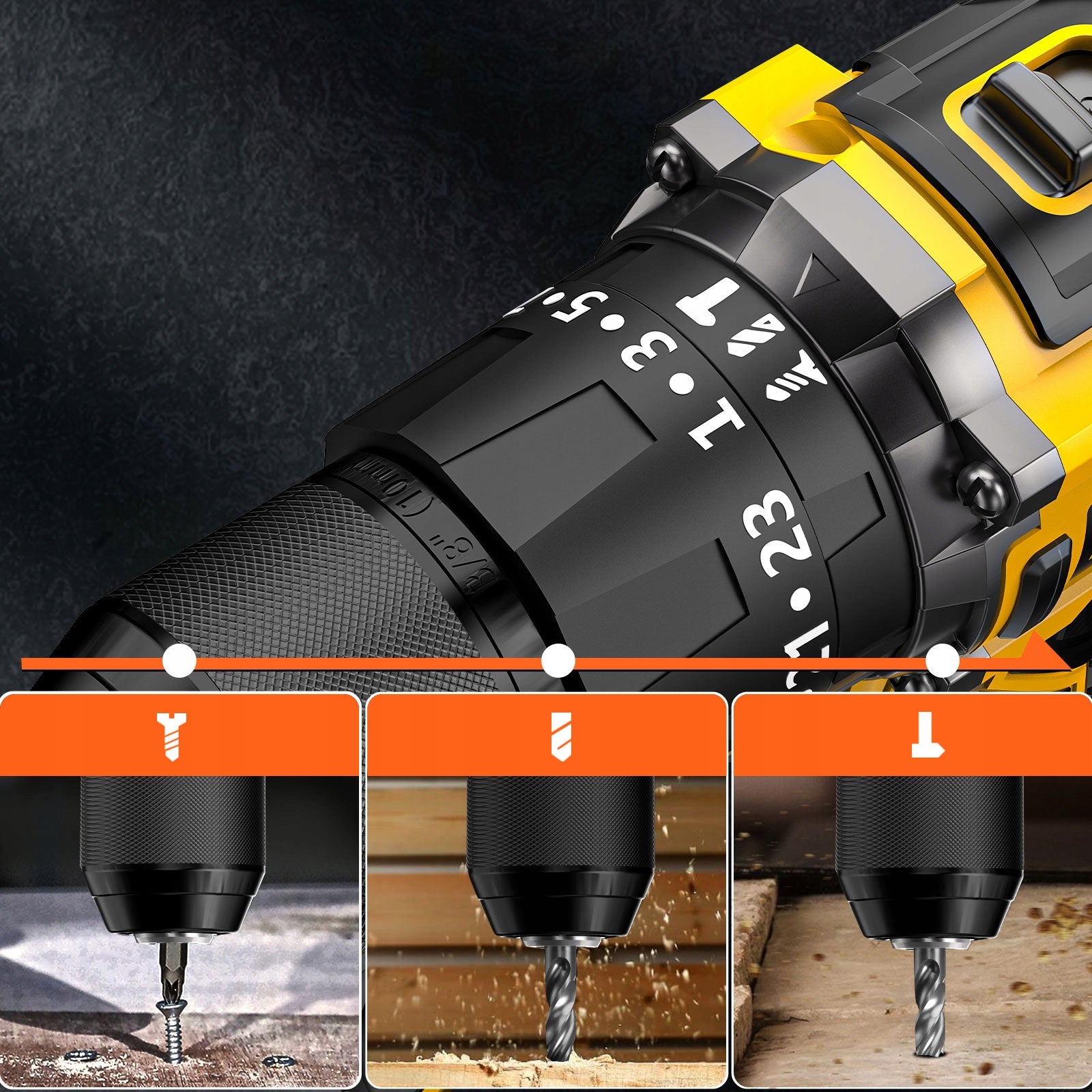 21V Brushless Impact Drill/Screwdriver Kit - 2 Batts + Drill Bits Case EAN (GTIN) 0725388821756