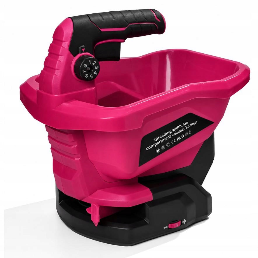 21V CORDLESS GARDEN SEED FERTILIZER SALT SPREADER 3,3L Packaging status original