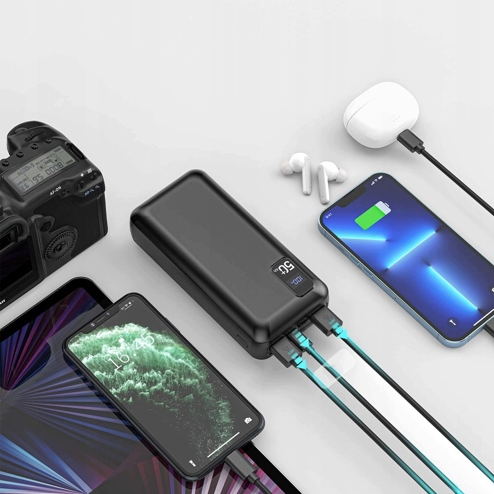22,5W FAST CHARGING POWERBANK 50000MAH WITH 2 USB PORTS Packaging status original