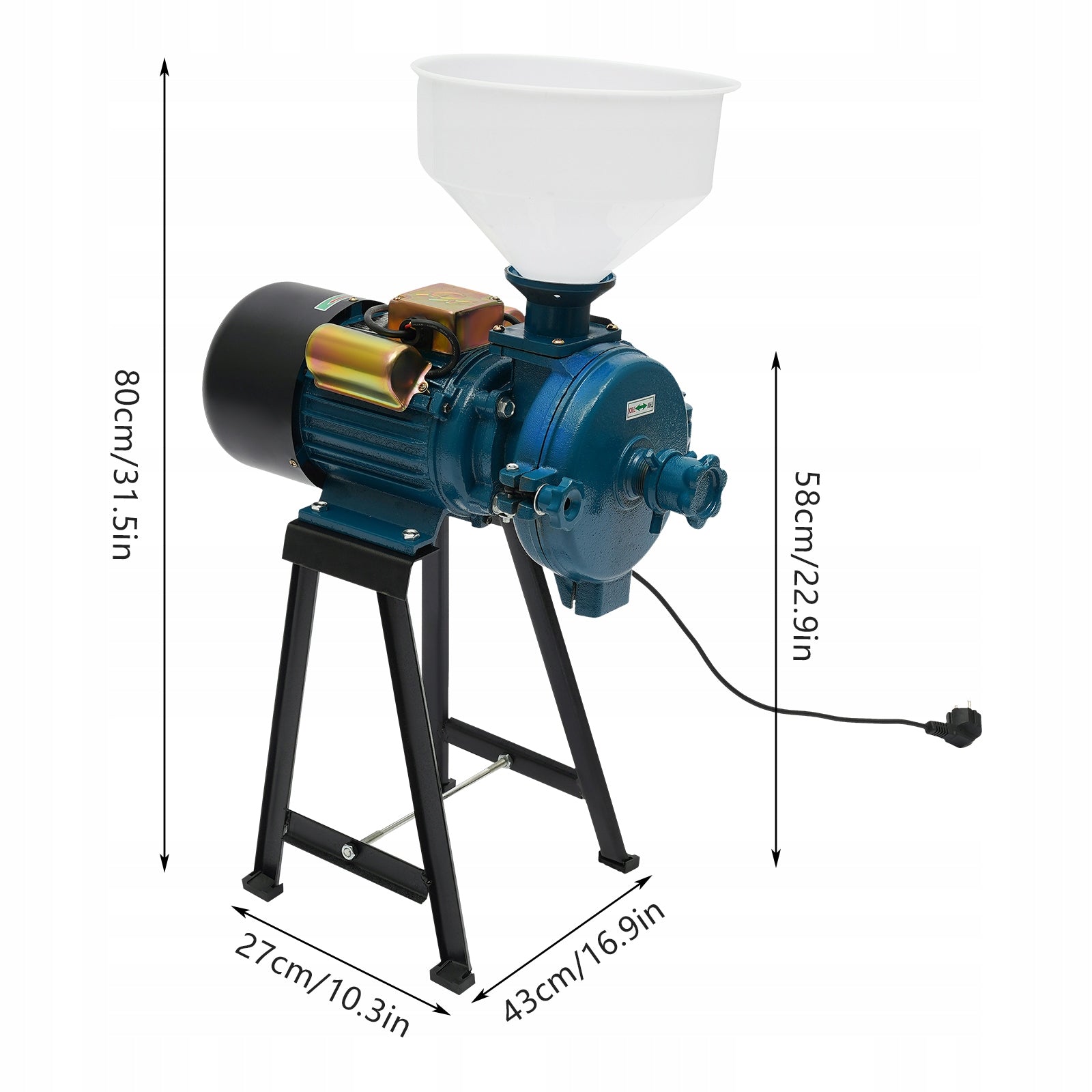 2200W Commercial Grinding Machine,Electric Grain Mill Grinder Packaging status original