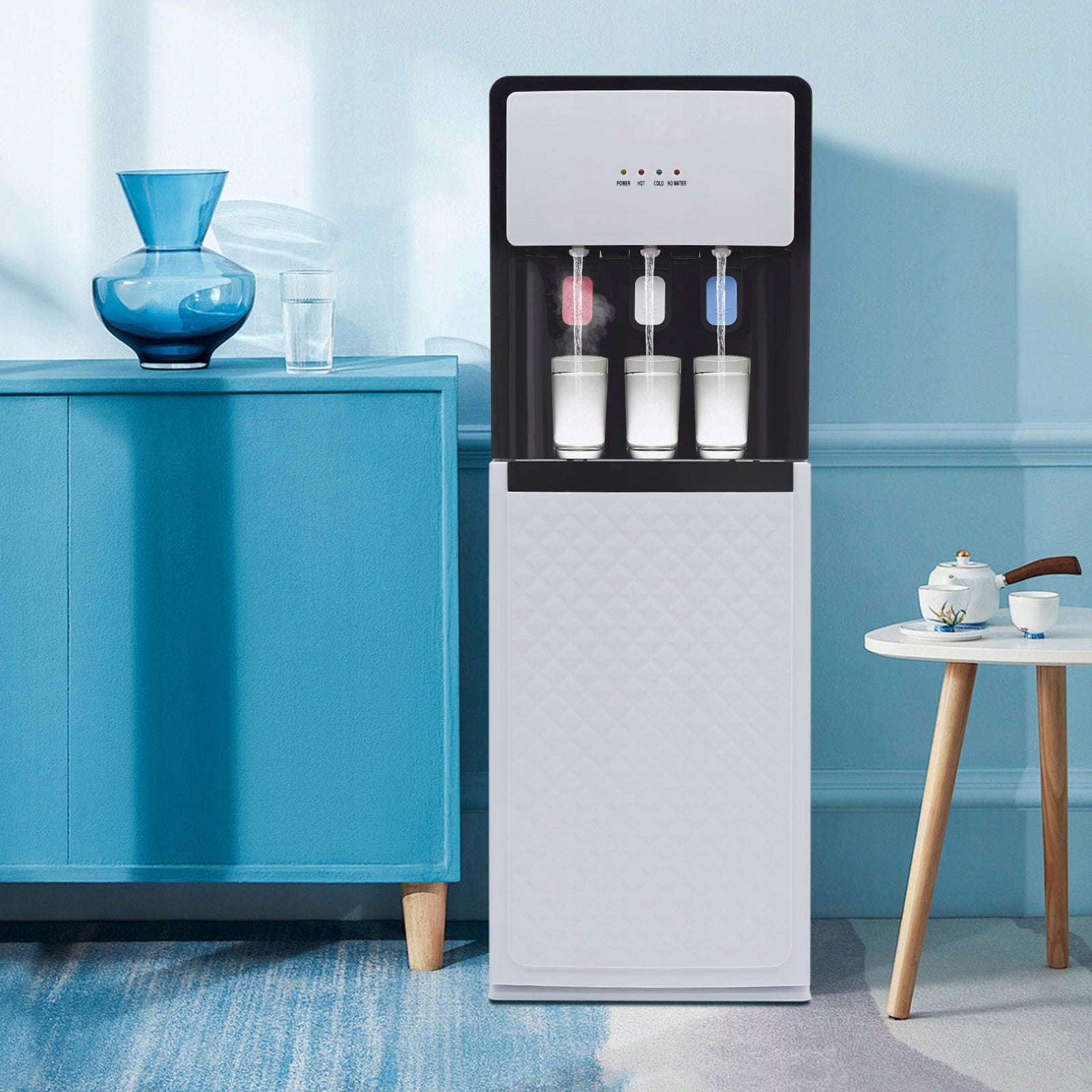 220V Bottom Loading Water Cooler Hot & Cold Standing Water Dispenser Manufacturer code JJFTQM-000700EU