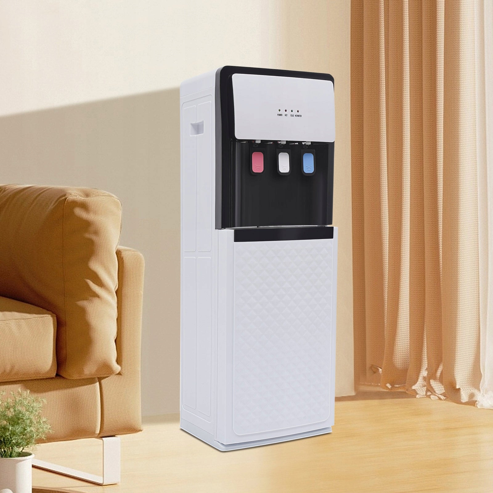 220V Bottom Loading Water Cooler Hot & Cold Standing Water Dispenser Packaging status original