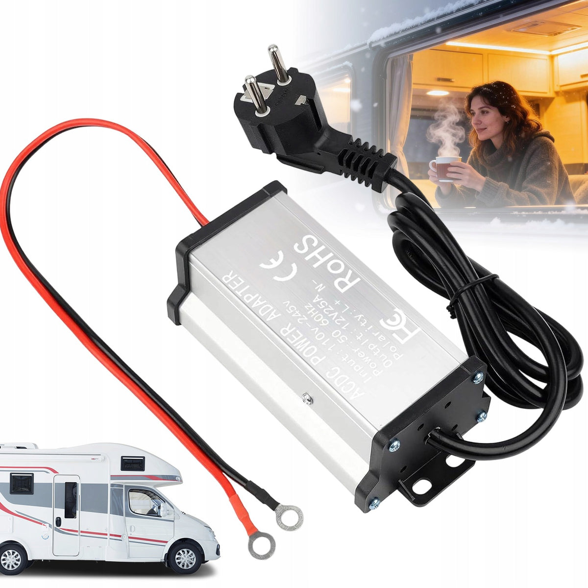 220V TO DC 12V 16A AC VOLTAGE CONVERTER FOR HOME DIESEL HEATER