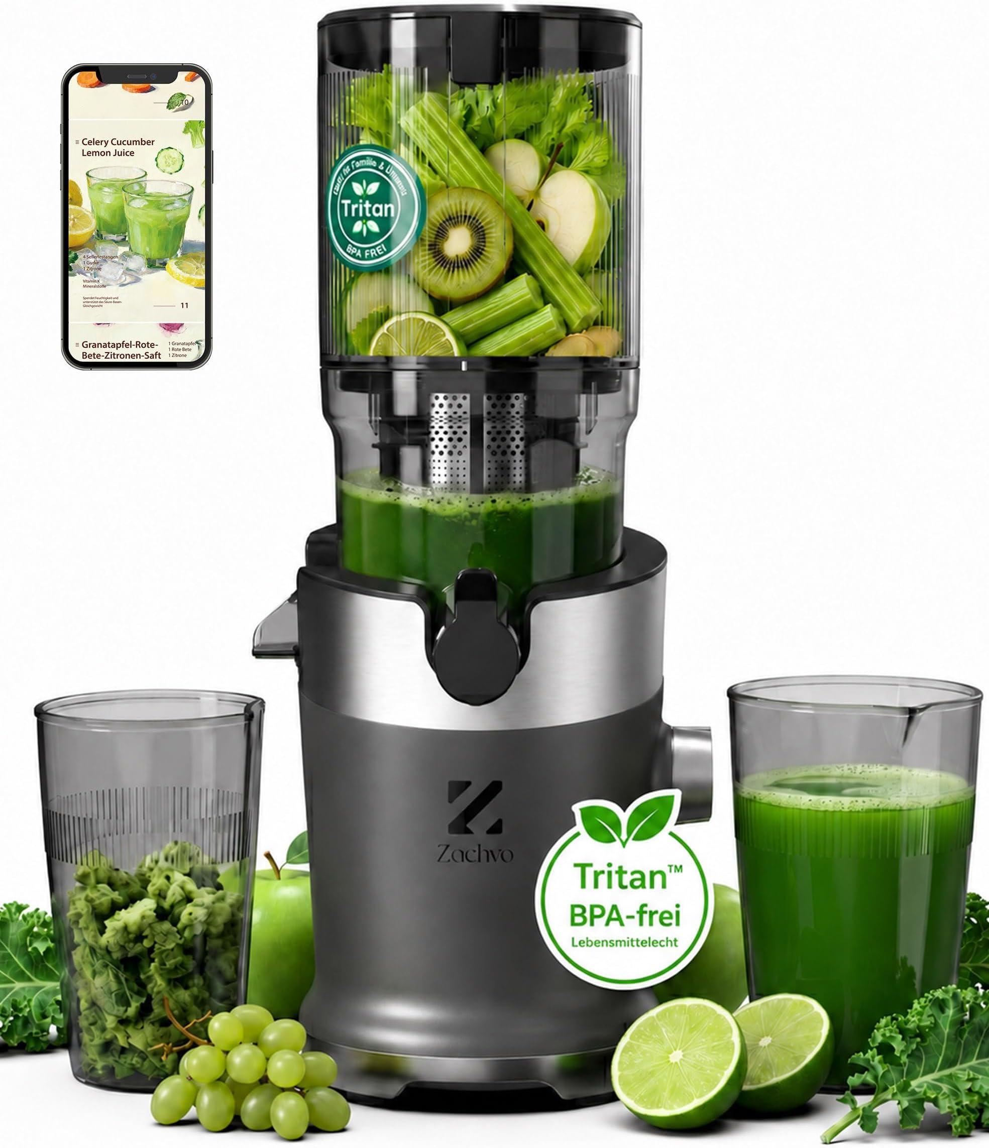 220W SLOW JUICER FOR VEGETABLE FRUIT WHOLE JUICER