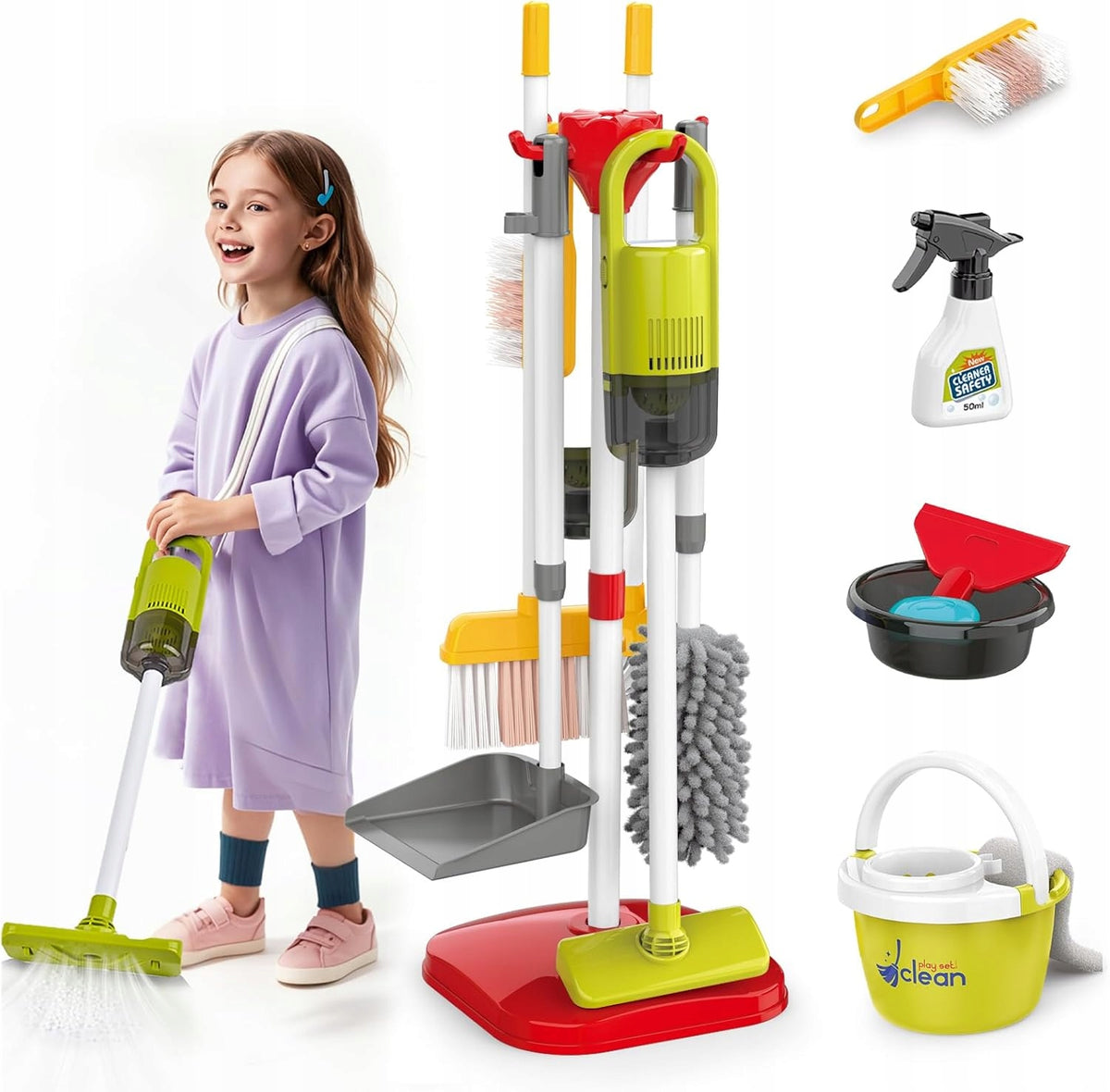 22PCS Cleaning Set Educational Toy Fun and Learning for Kids