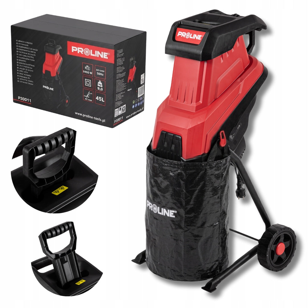 2400W, 4500RPM, 40MM, BAG, PROLINE