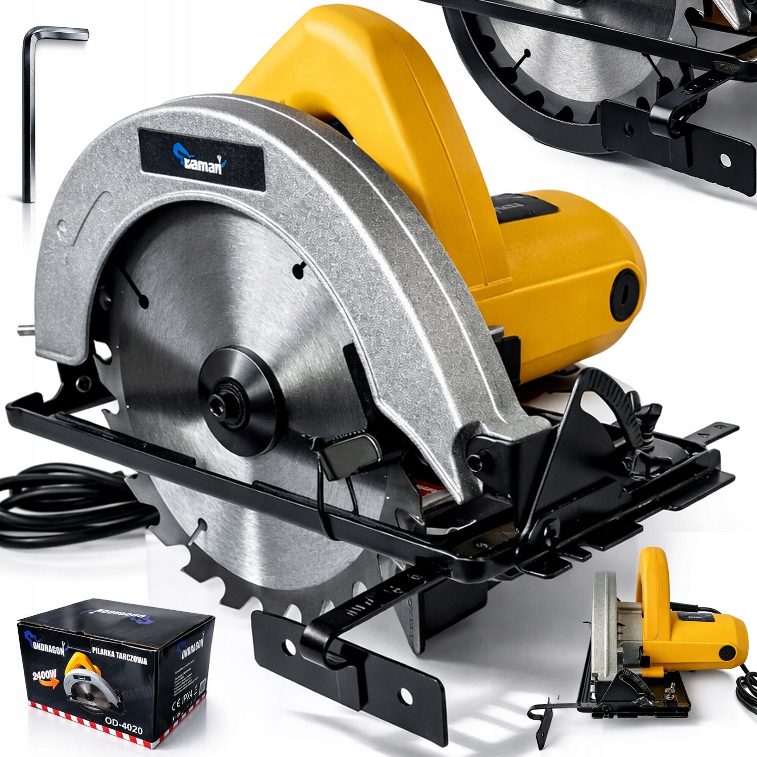 2400W CIRCULAR SAW HAND SAW FOR WOOD CUTTER 185 MM