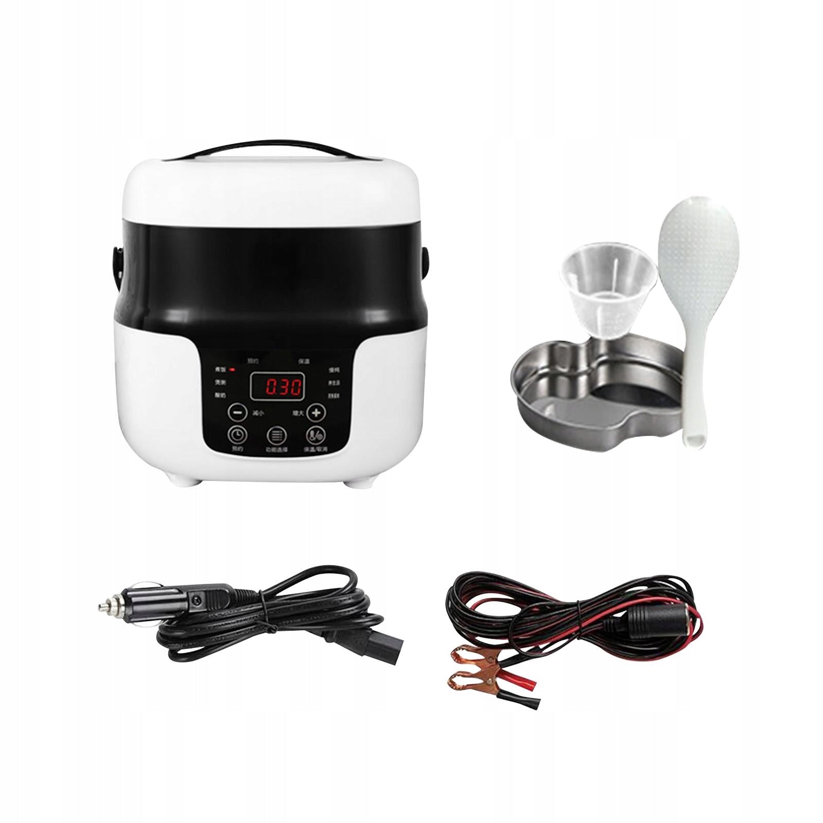 24V 220V Portable Car 2L Electric Rice Cooker Fast Heating Versatile Dominant color other