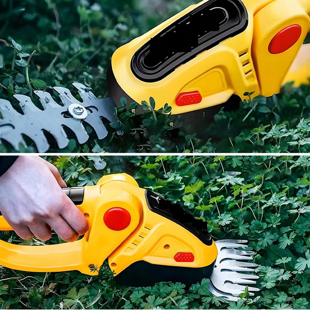 24V CORDLESS HEDGE TRIMMER WITH 2 BLADES INCLUDED Battery capacity 1.22 Ah