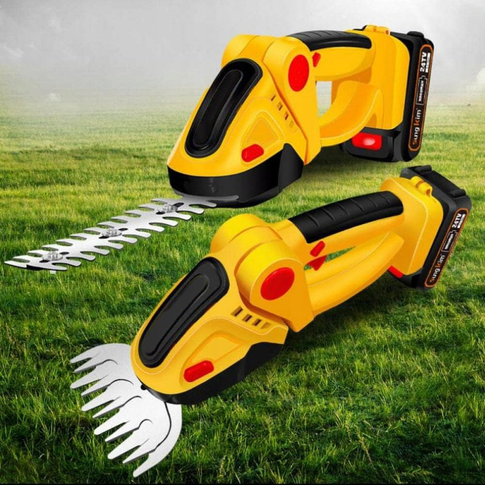 24V CORDLESS HEDGE TRIMMER WITH 2 BLADES INCLUDED Brand no brand