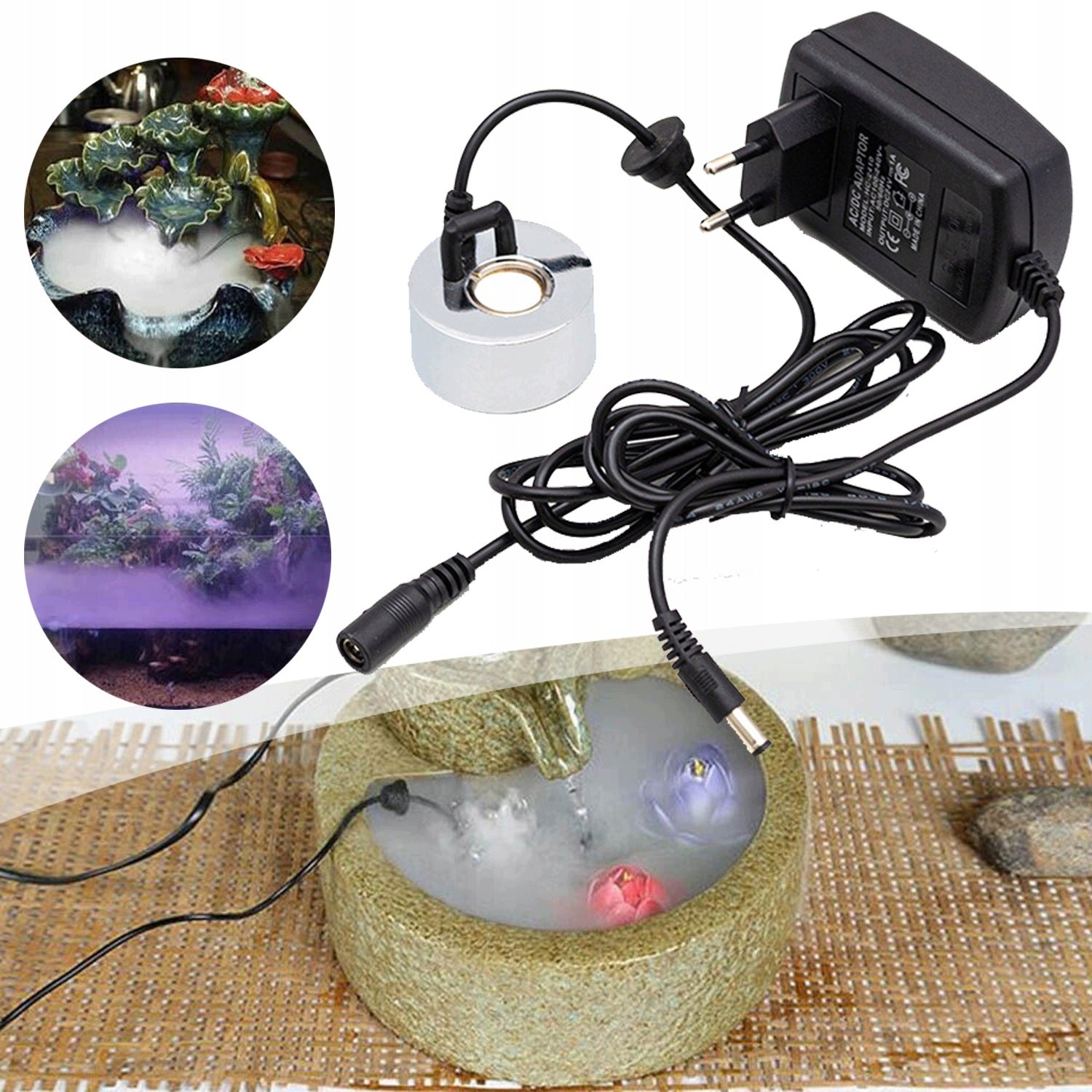 24V ULTRASONIC MIST SPRAYER, SILVER FISH, REPTILE, MIST TANK