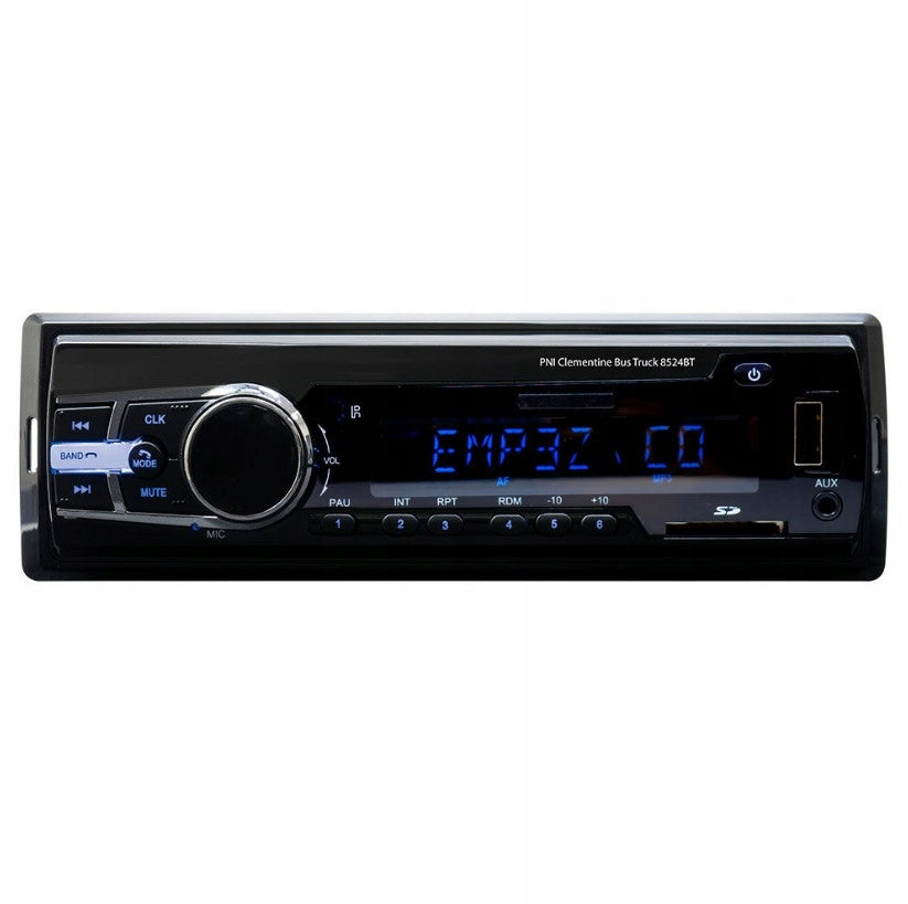 24V car radio with bluetooth for truck e.g. MAN IVECO DAF SCANIA