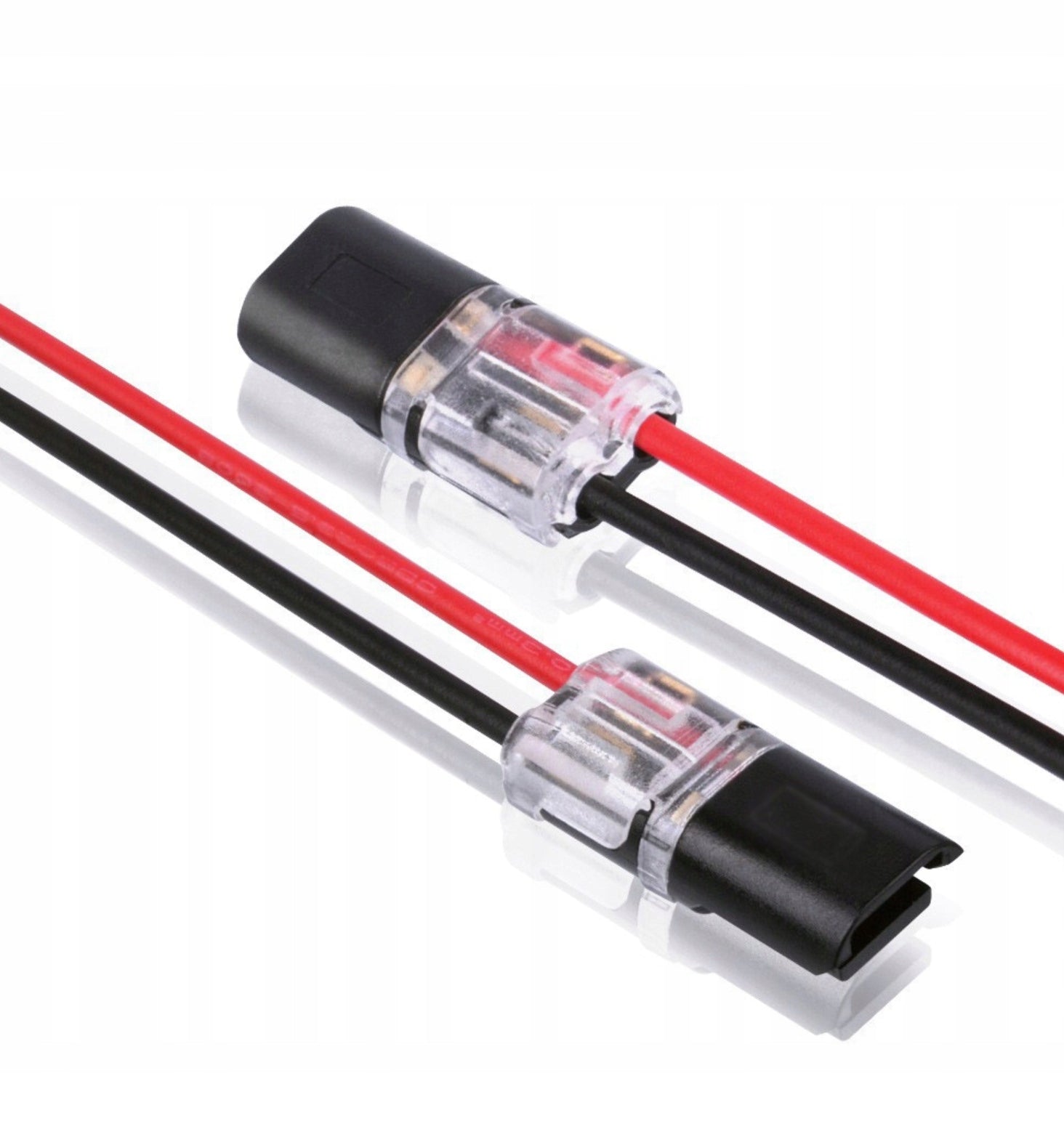 24x Quick Connect Connector D2 Snap Cable Connector Manufacturer code 24 sztuk szybkozłączek elektrycznych 2-pinowe