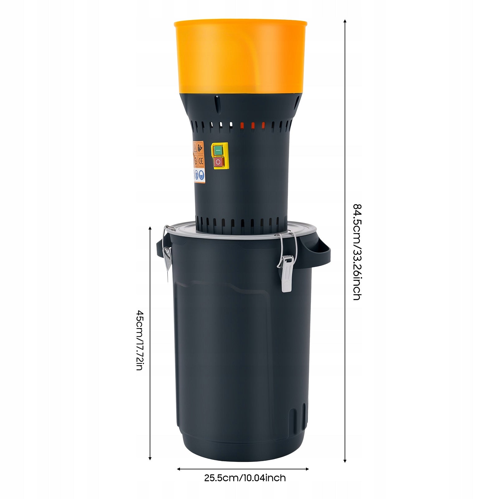 25-Liter Electric Grain Mill, 5 Grinding Screens, and 1 Wrench Brand no brand