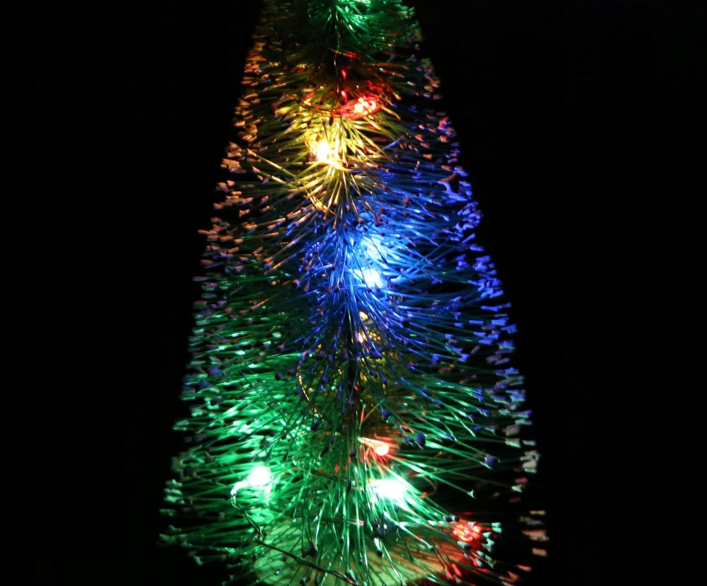 25CM Mini Christmas Tree LED MULTICOLOR Figurine Artificial Brand JP