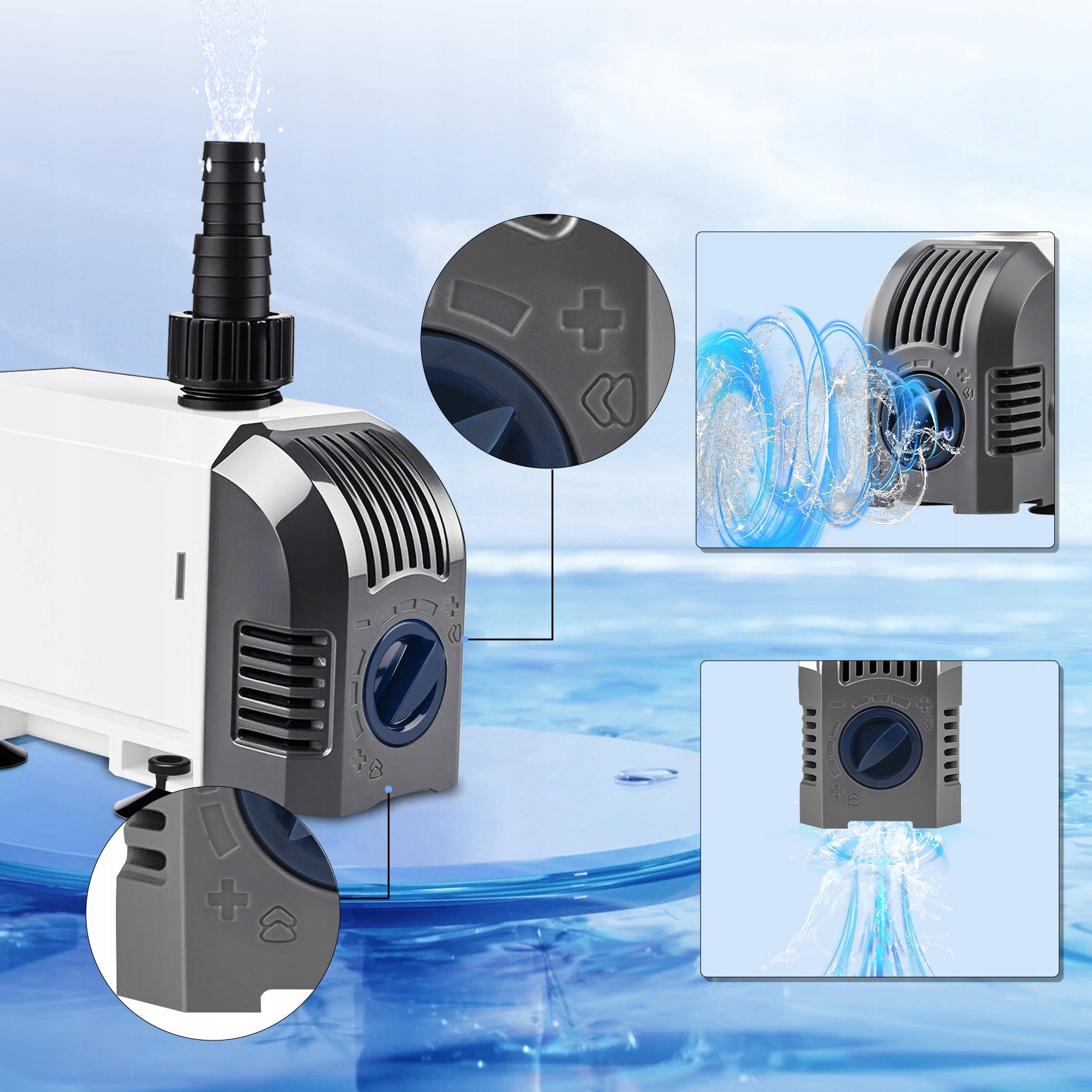 25W 1500L/H AQUARIUM WATER CHANGE PUMP for Aquarium, Pond, Garden Manufacturer code 6942146700908