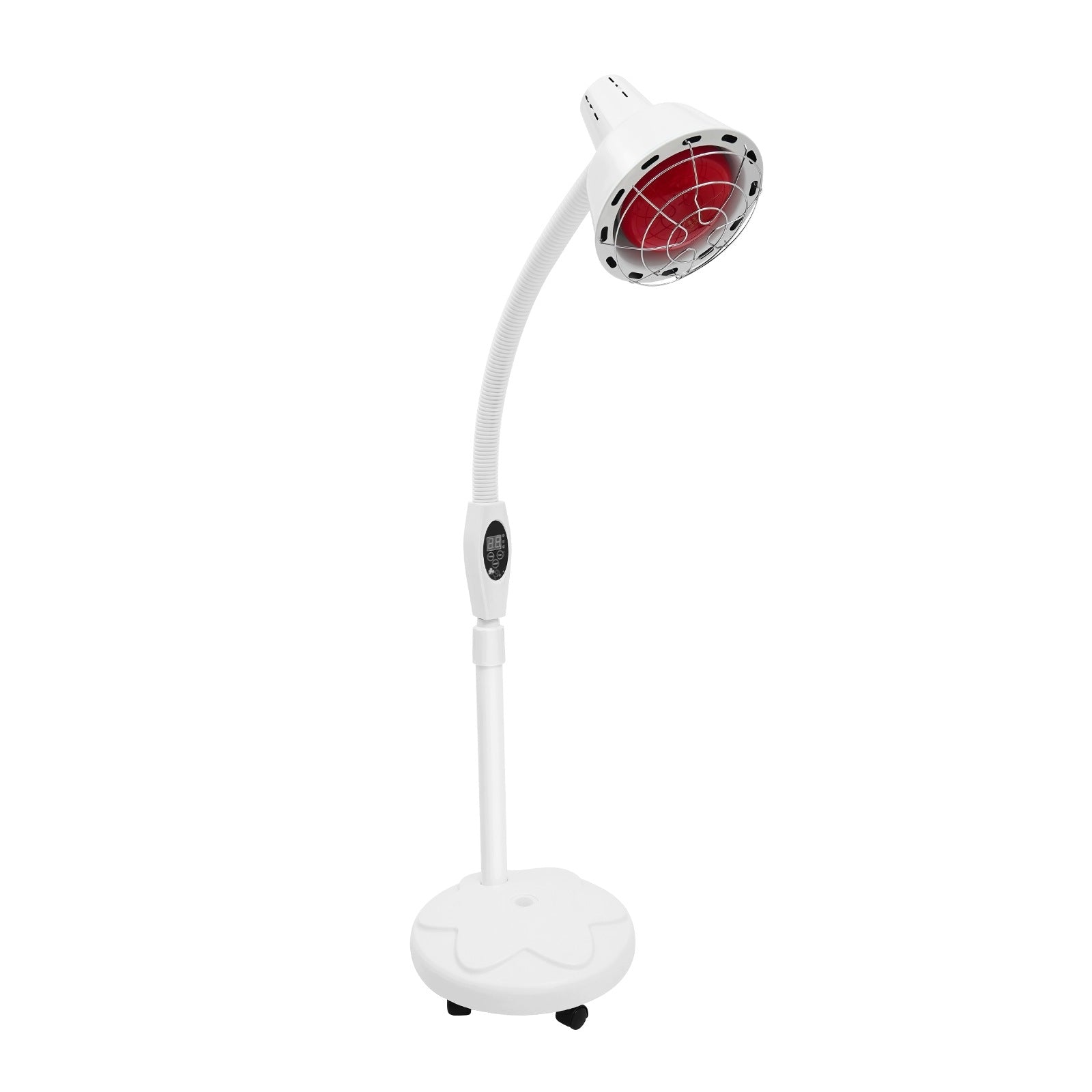 275W INFRARED HEAT LAMP RED LIGHT THERAPY STAND REMOTE TIMER 220V