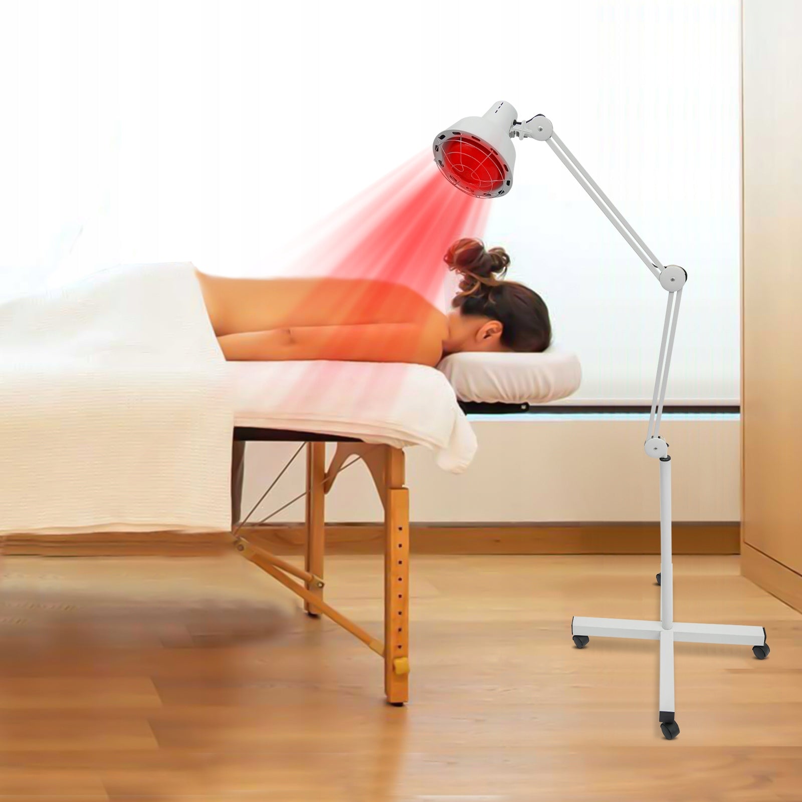 275W LED Infrared Heating Light 220V with Base 0-90°C|CE Medical device no