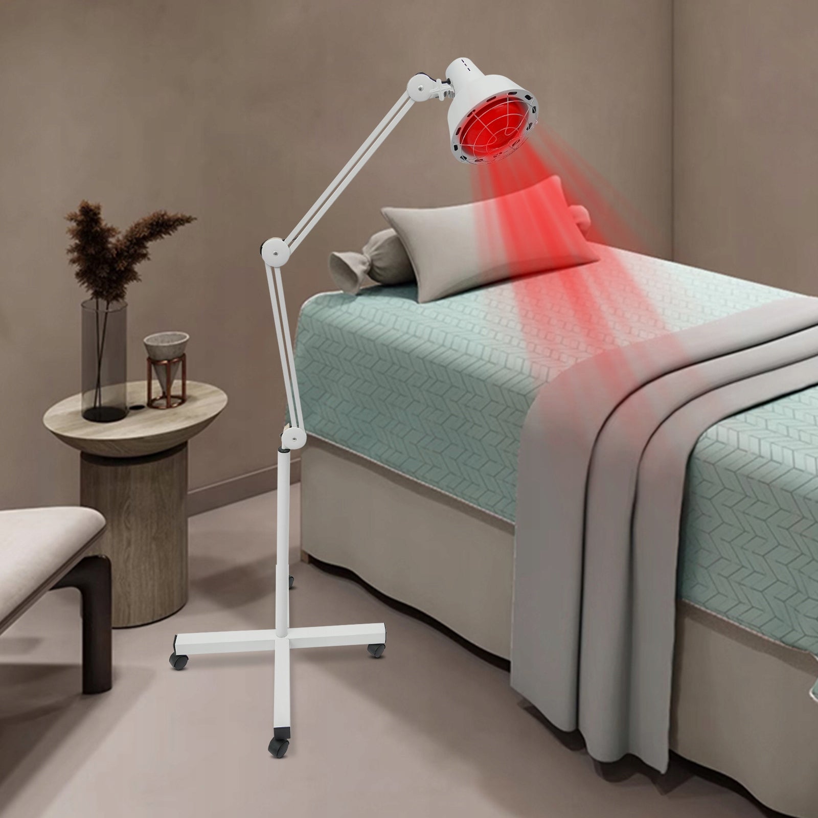 275W LED Infrared Heating Light 220V with Base 0-90°C|CE Packaging status original