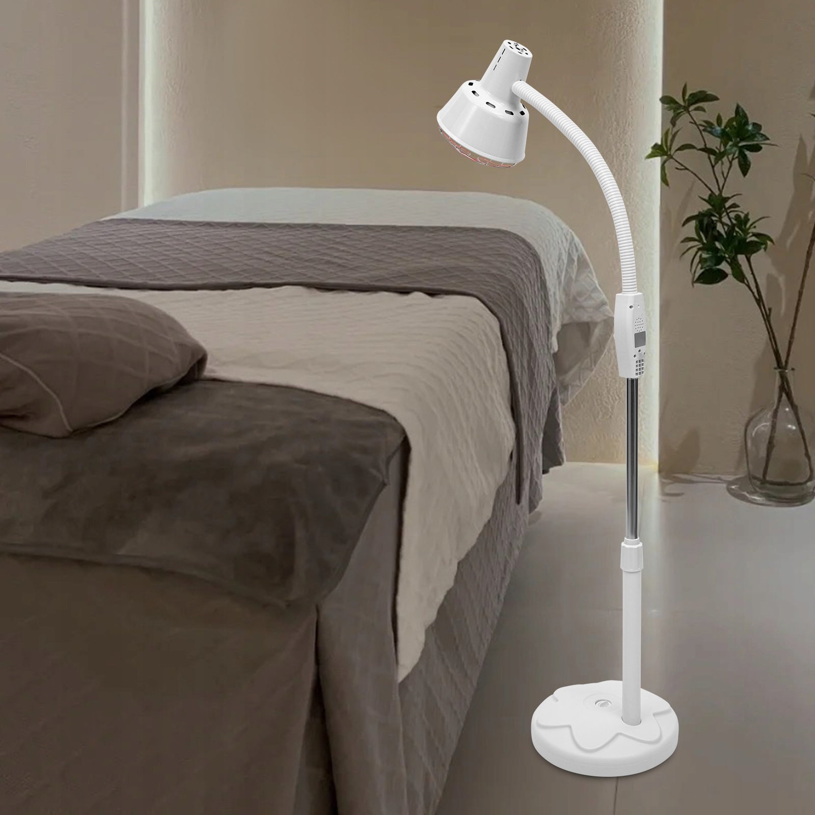 275W Single Head Treatment Light 360° Red Infrared Heat Lamp 1.24-1.57m|CE Medical device no