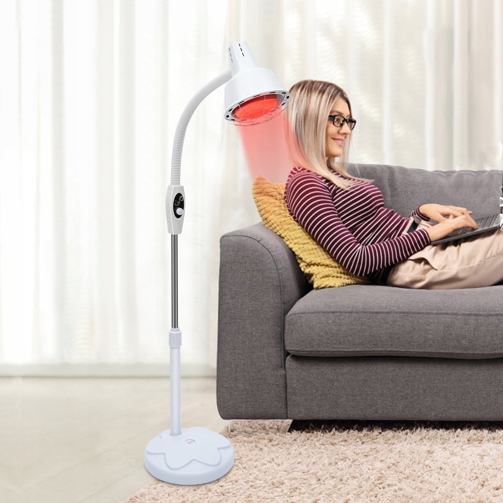 275W Single-head Far-infrared Baking lamp , Without tray and wheels Medical device no