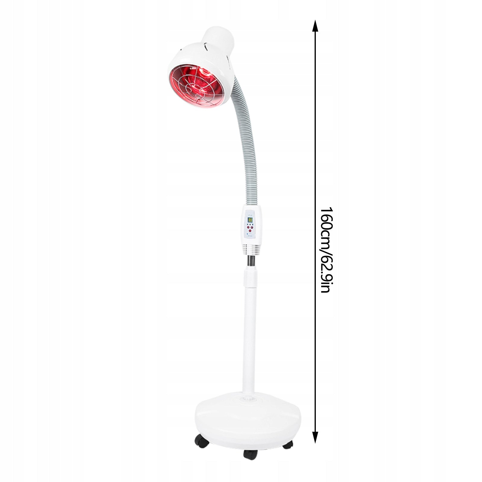 275W Vertical Infrared Heating Lamp, Cosmetic Lamp Color white