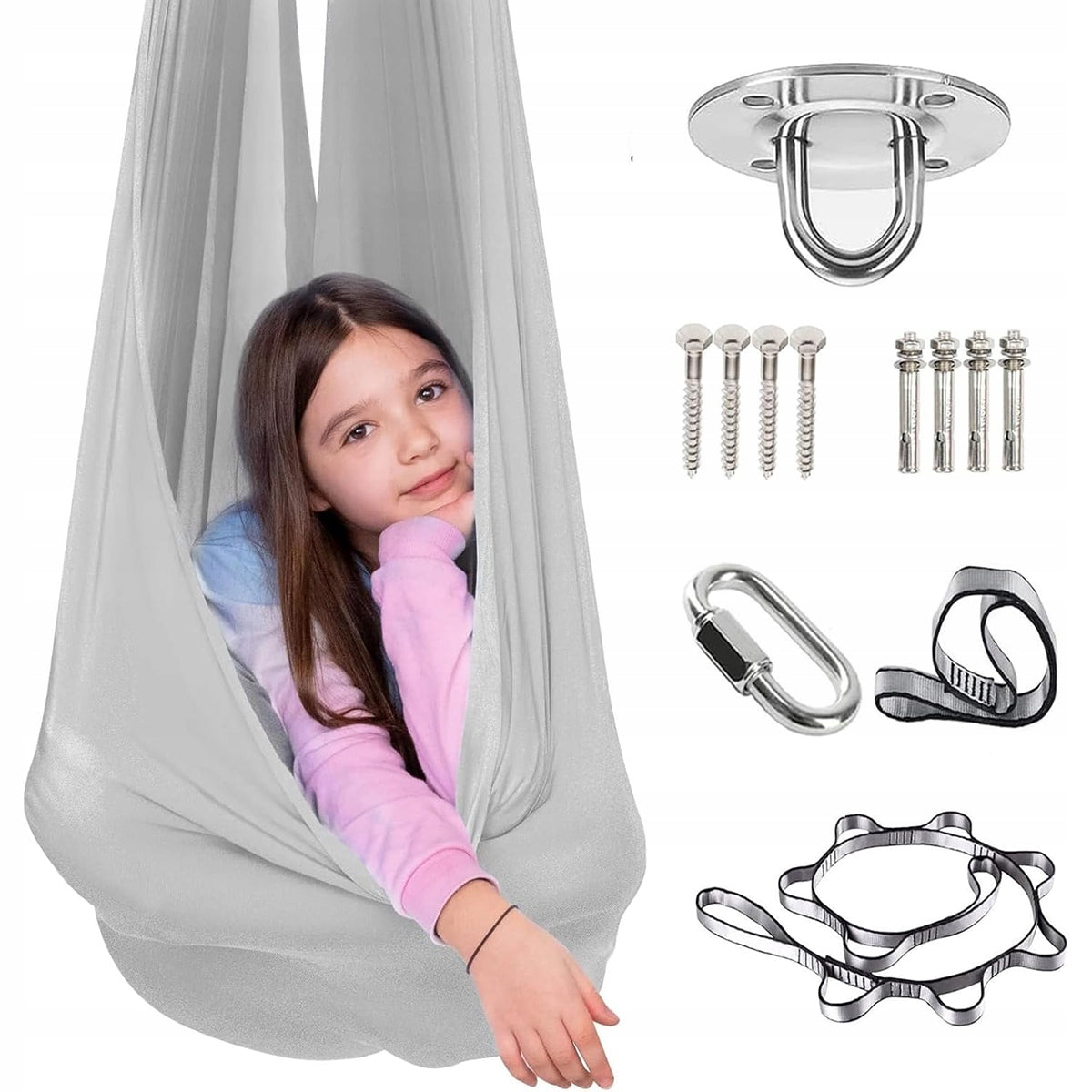 280CM ACROBATIC SCARF HAMMOCK SENSORY SWING FOR CHILDREN AERIAL YOGA Brand no brand