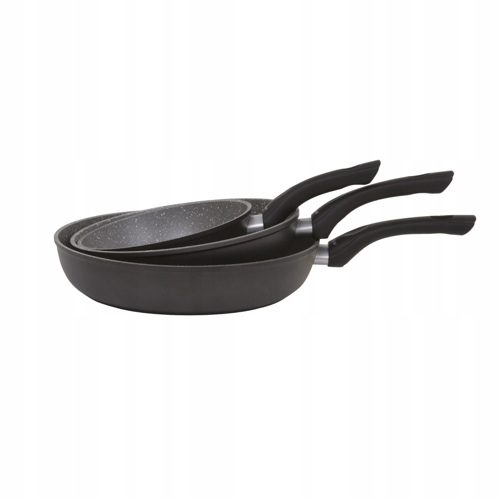 29446 Set of Magnat Stone pans with Qualum Premium 3-el AMBITION coating