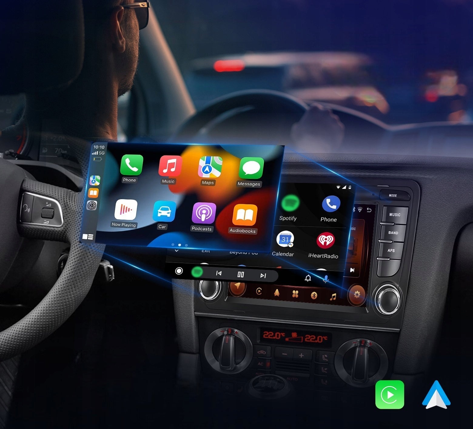 2GB CAR RADIO FOR AUDI A3 8P ANDROID CARPLAY GPS WIFI RDS NAVIGATION Packaging status original