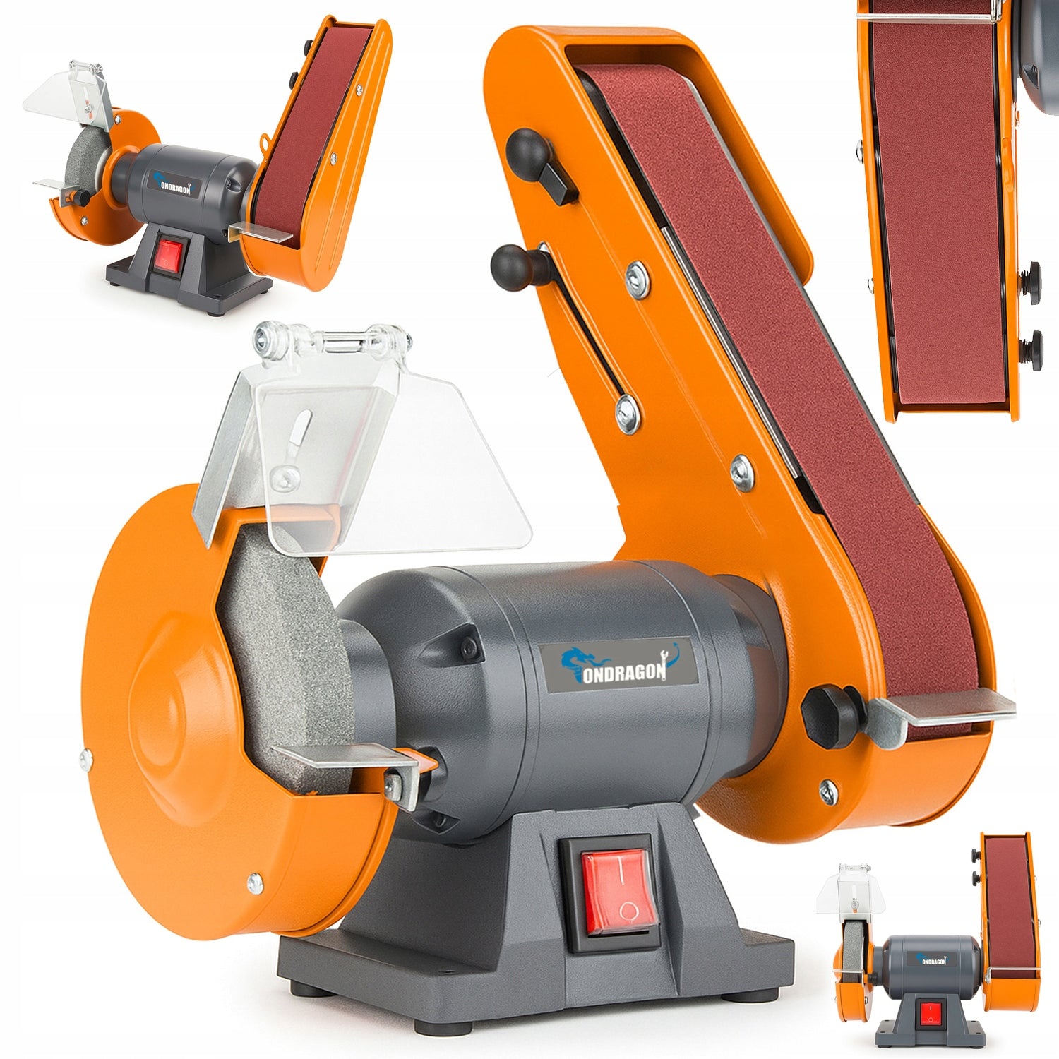 2IN1 2950 ROTATION STONE BELT TABLE GRINDER STRONG 2650W