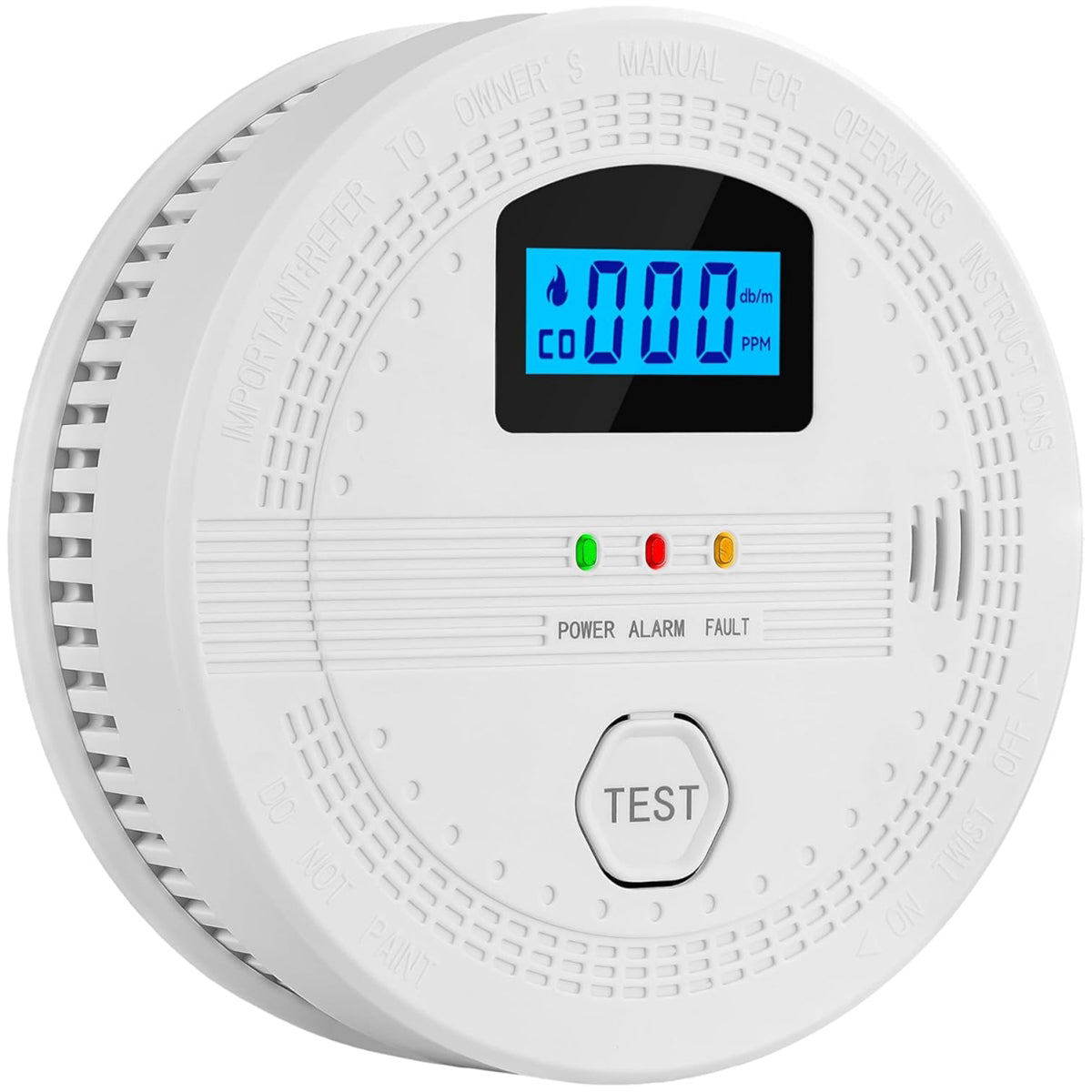 2IN1 CARBON MONOXIDE DETECTOR WIRELESS CERTIFIED Manufacturer code CZUJNIK CZADU I DYMU 2W1 DETEKTOR TLENKU