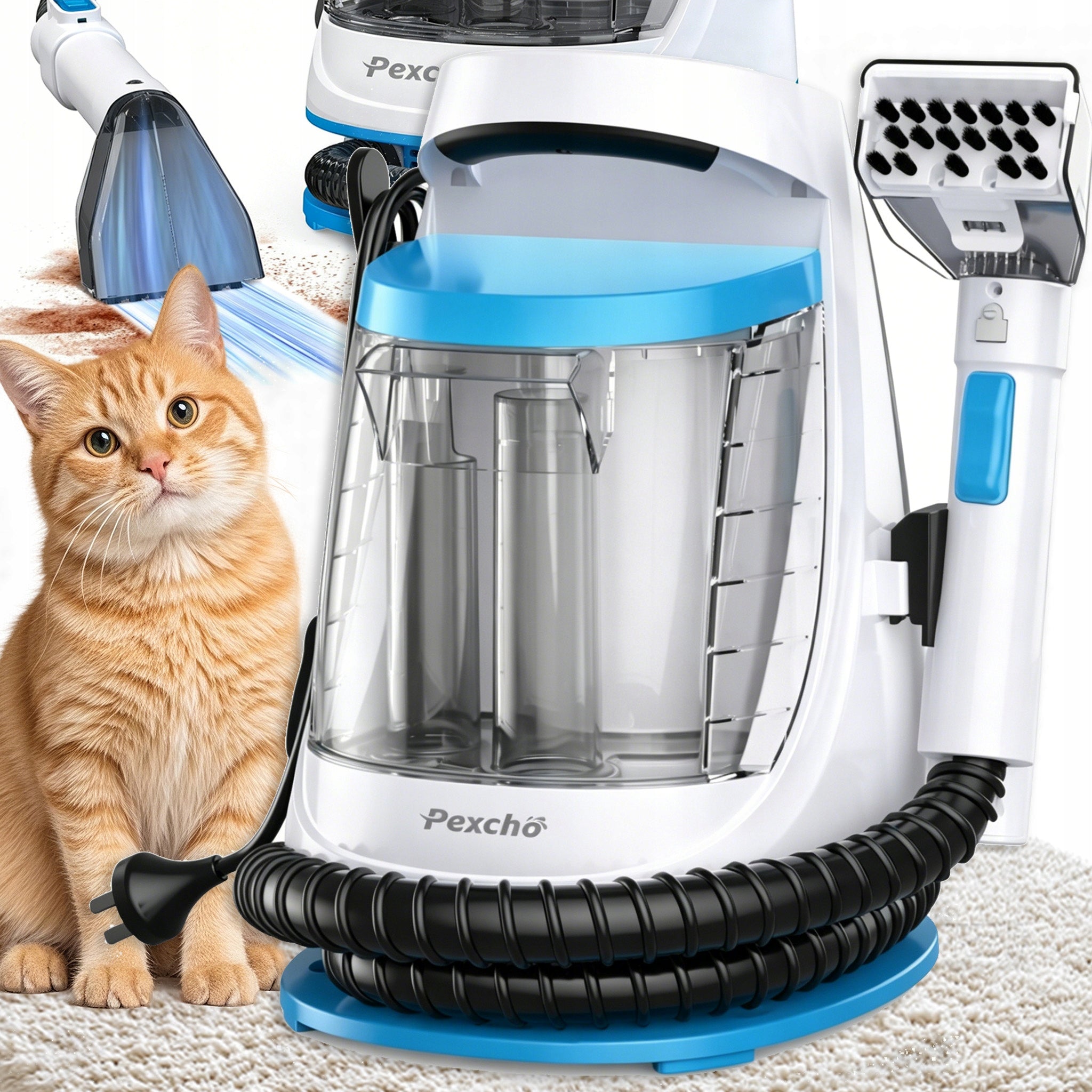 2IN1 CARPET CLEANER VACUUM CLEANER FOR UPHOLSTERY 18 KPA 550W