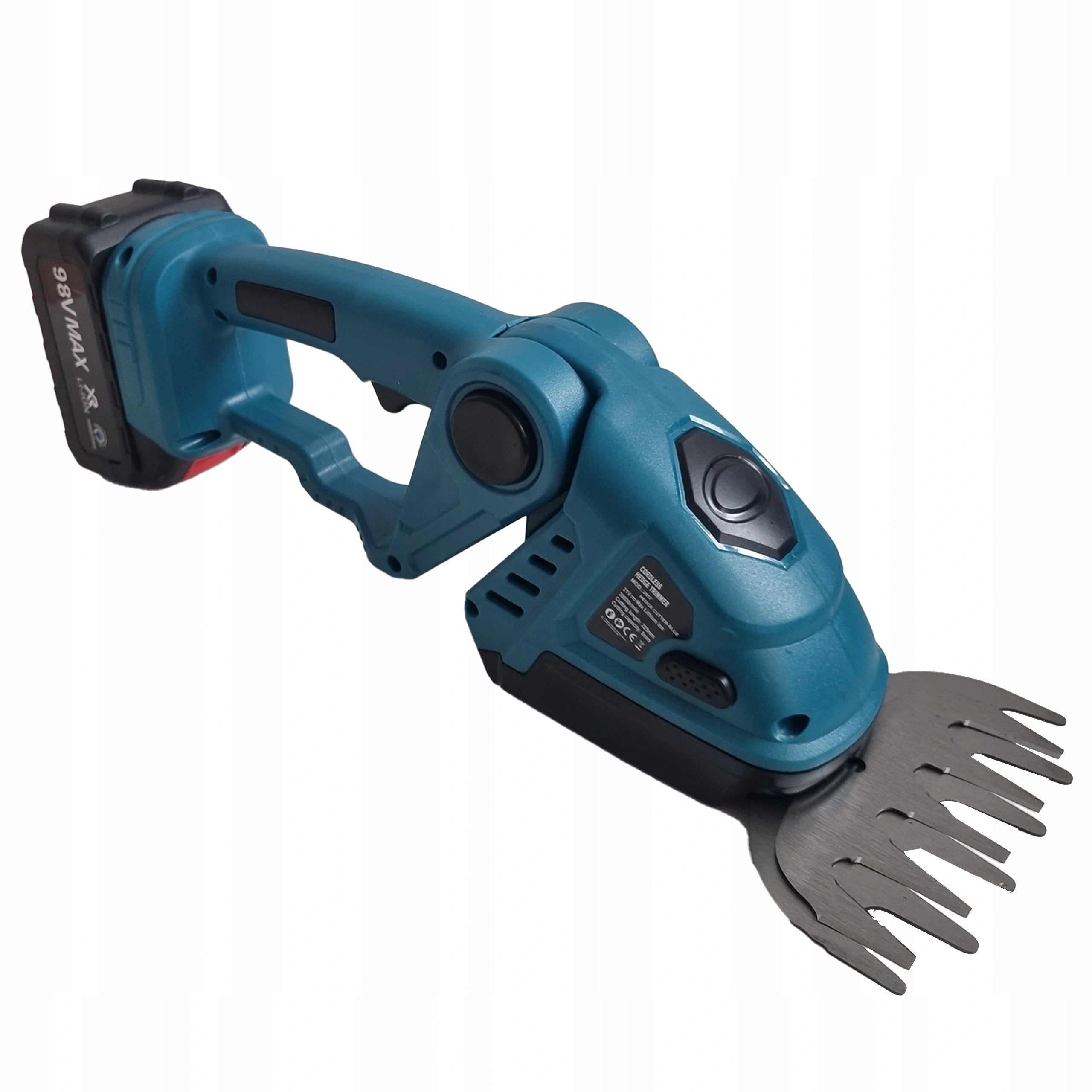 2IN1 CORDLESS GARDEN HEDGE TRIMMER FOR GRASS 2 BATTERIES 21V 3A Brand AA