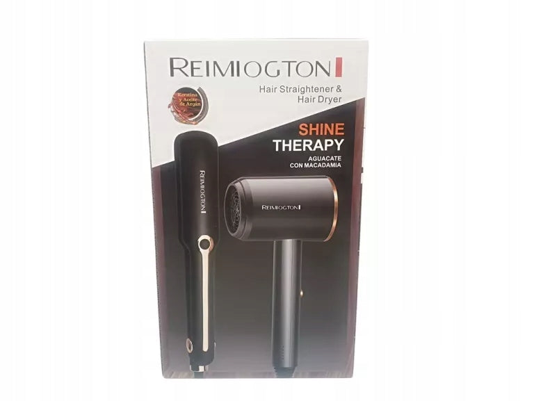 2IN1 REIMIOGTON DRYER AND STRAIGHTENER SET