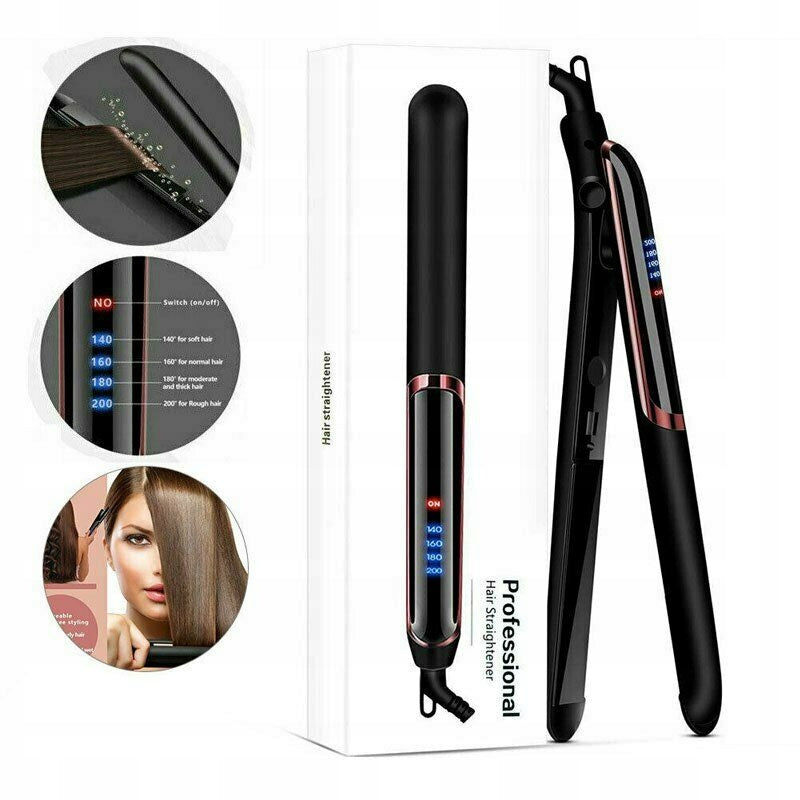 2IN1 STRAIGHTENER HAIR CURLER CERAMIC PRO CURLS HAIR