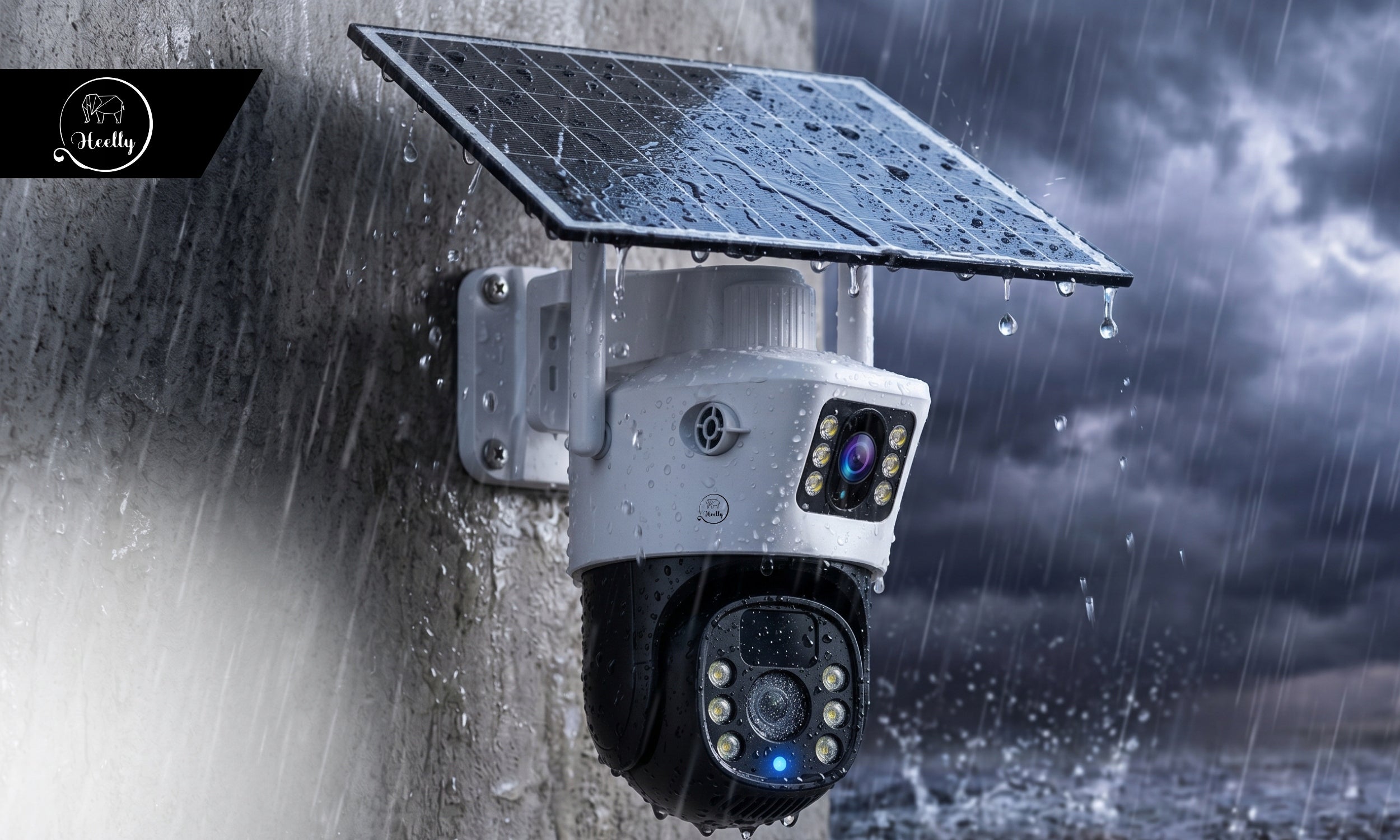 2IN1 WIFI 2X4MP OUTDOOR ROTATING WIRELESS DUAL SOLAR CAMERA Batteries included yes