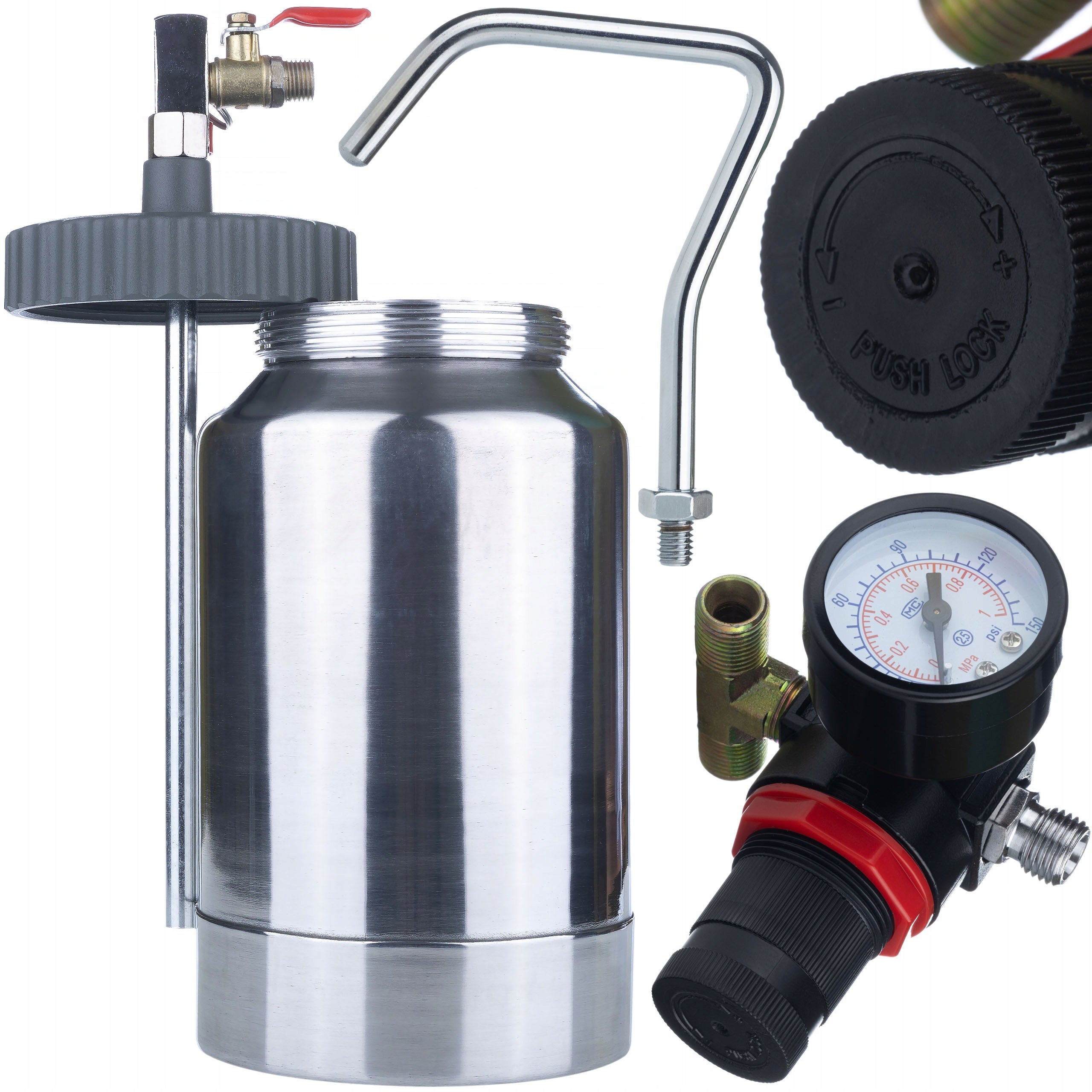 2L 3MM HIGH PRESSURE PNEUMATIC PAINT SPRAYER FOR LATEX PAINTS Brand Rosfix