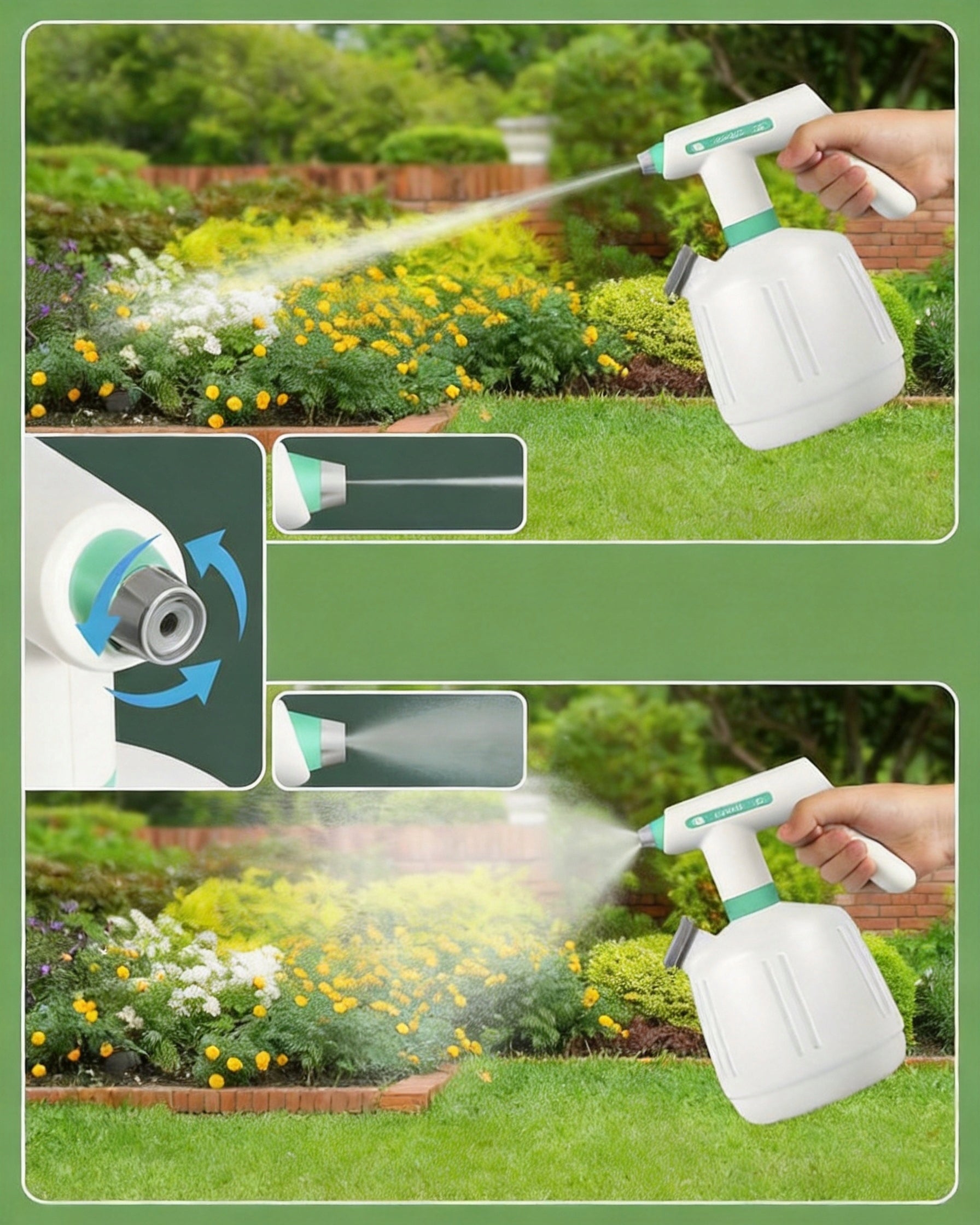 2L BATTERY SPRAYER – QUICK AND CONVENIENT SPRAYING Power supply rechargeable battery