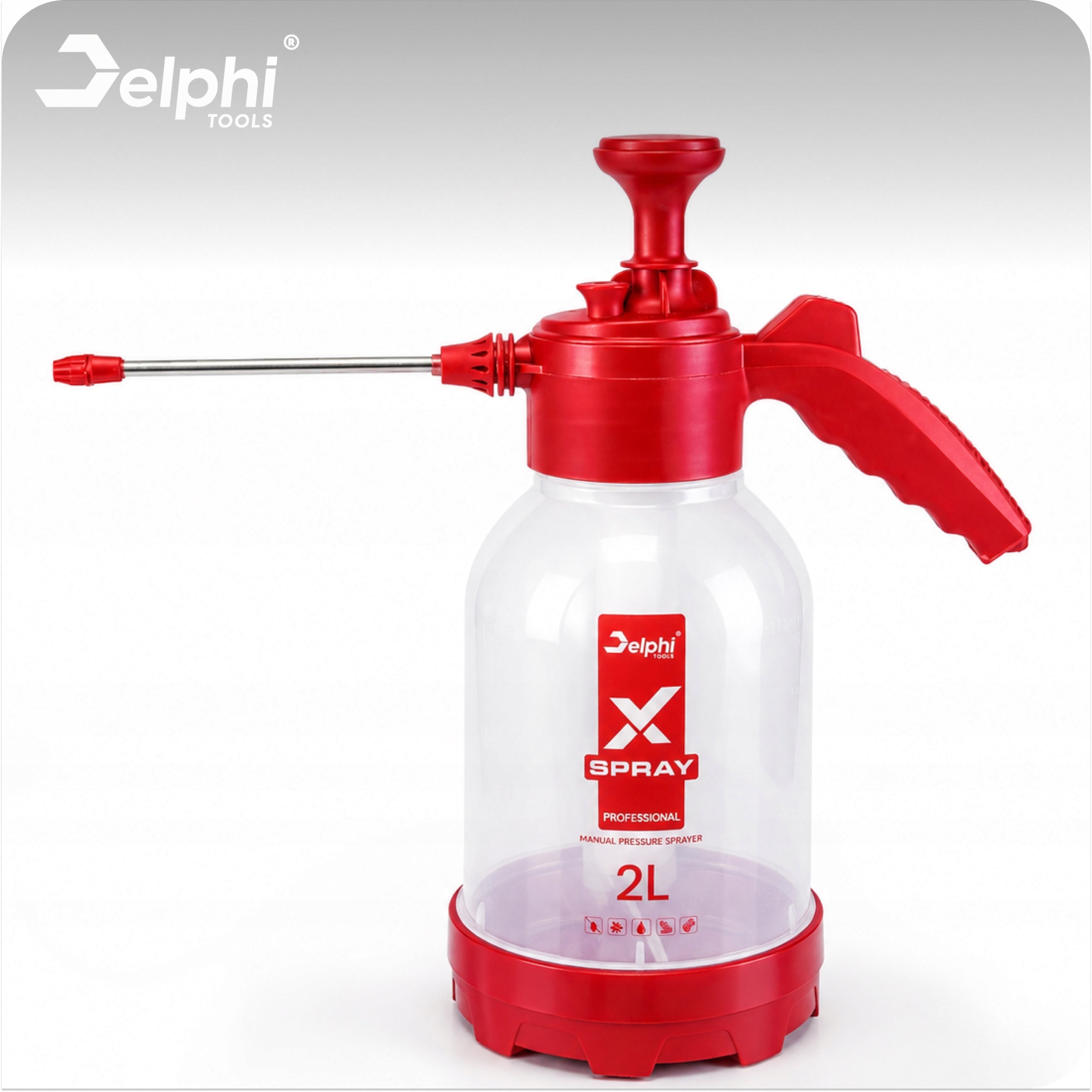 2L HAND SPRAYER WITH PRESSURE LANCE SPRINKLER SPRAYER FOR PLANTS Packaging status original