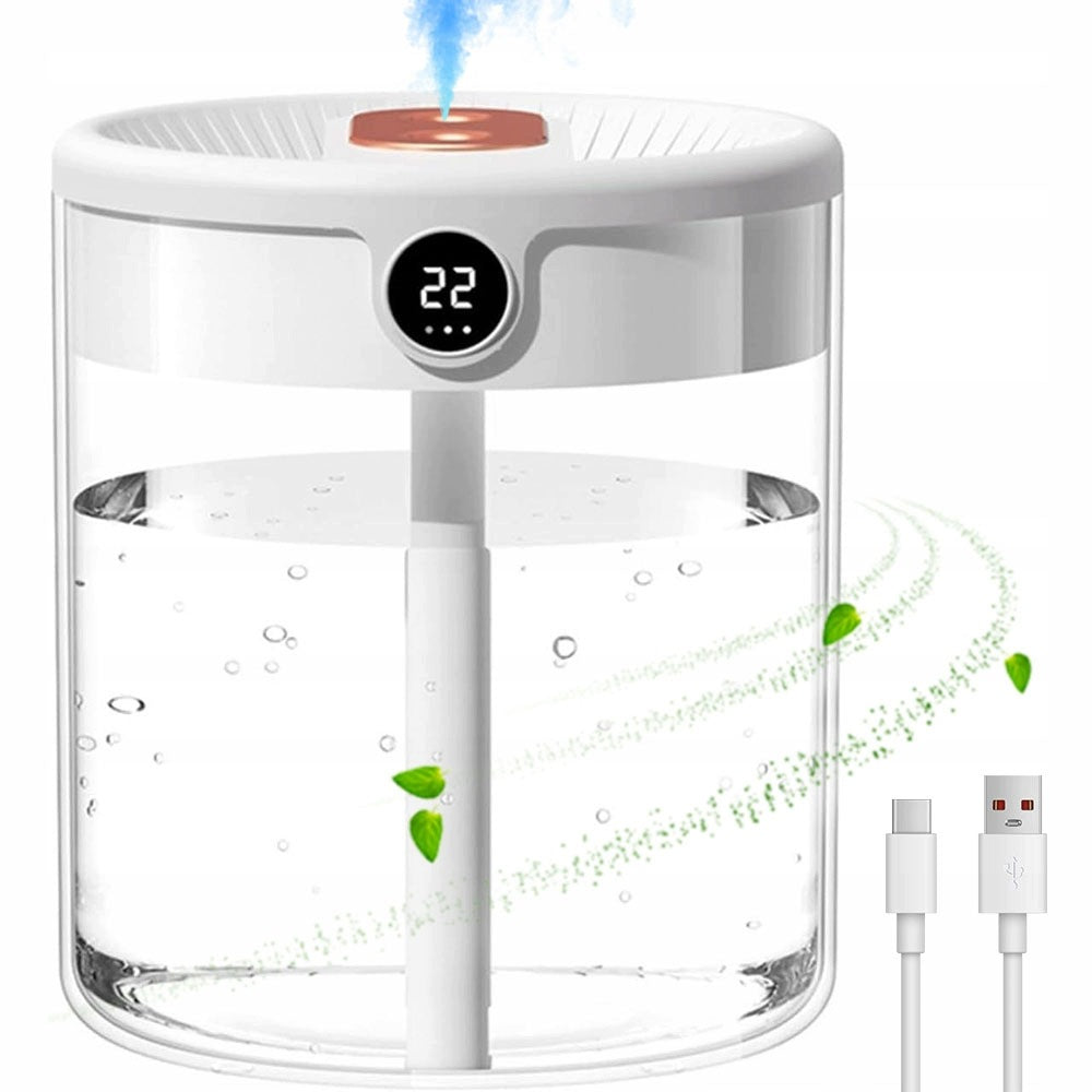 2L ULTRASONIC HUMIDIFIER, NIGHT LIGHT, SILENT DIFFUSER Medical device no