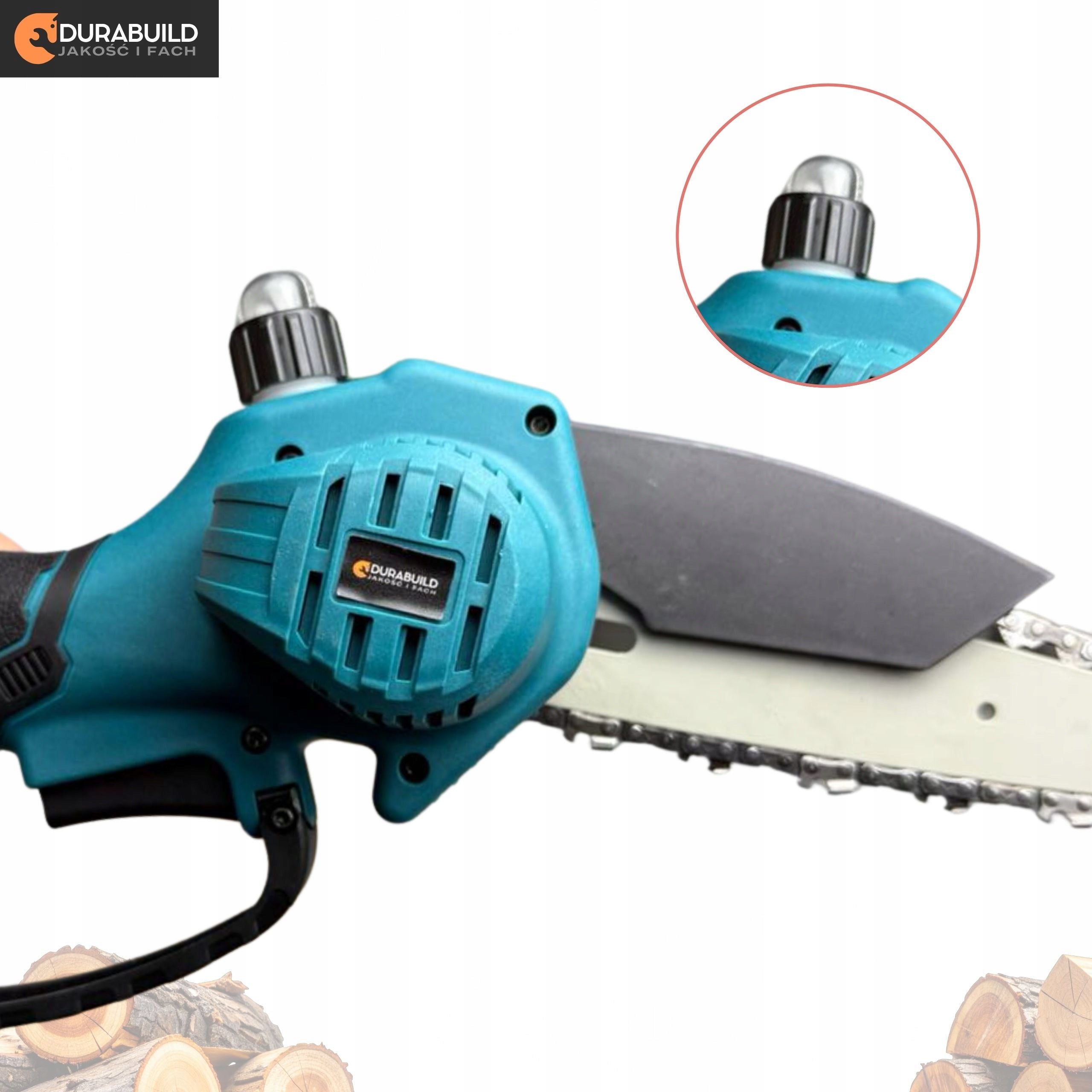 2M ROTARY BOOM CHAINSAW FOR TREES SAW 6" 4" 2AKU Power supply battery operated