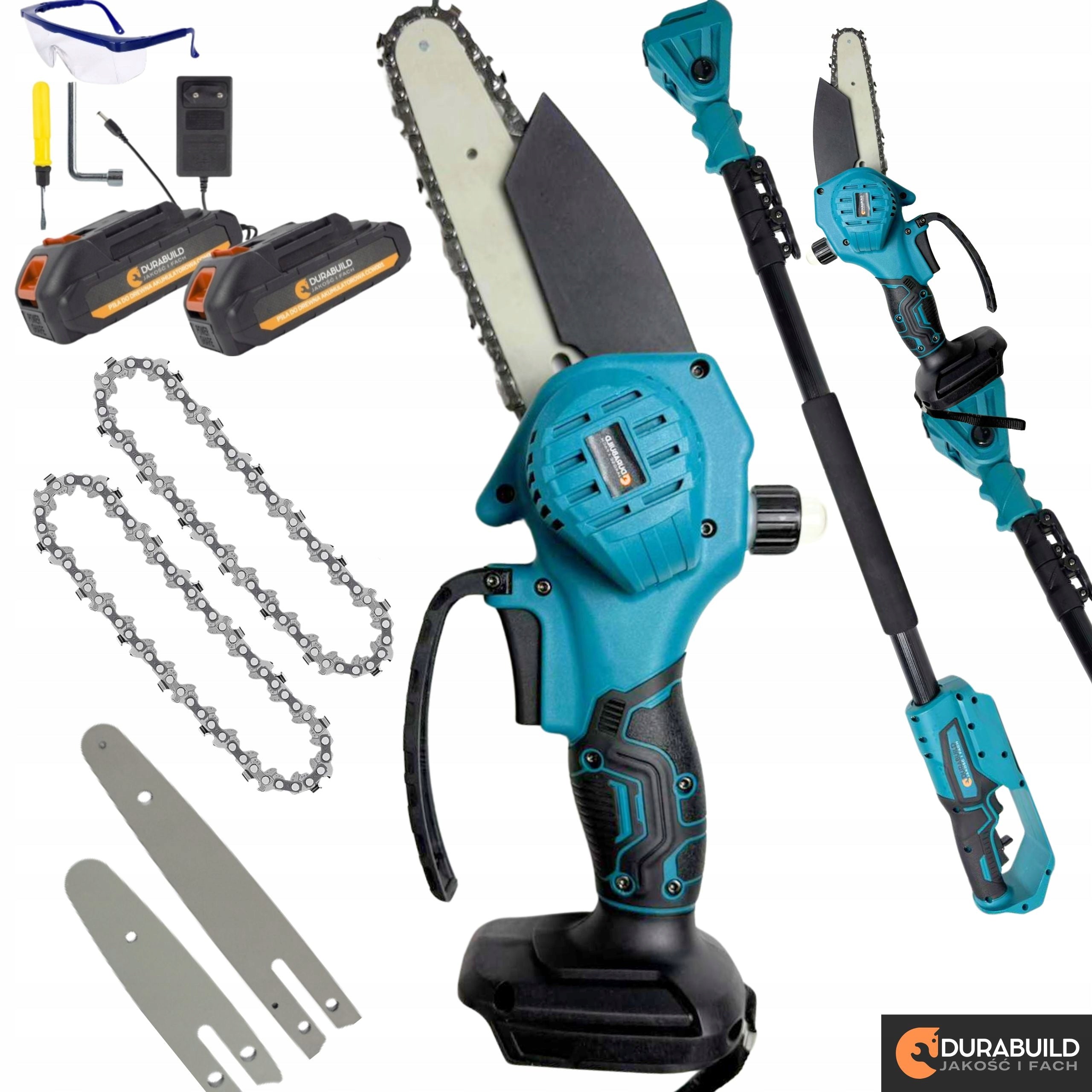 2M ROTARY BOOM CHAINSAW FOR TREES SAW 6" 4" 2AKU Product weight with unit packaging 4.6 kg