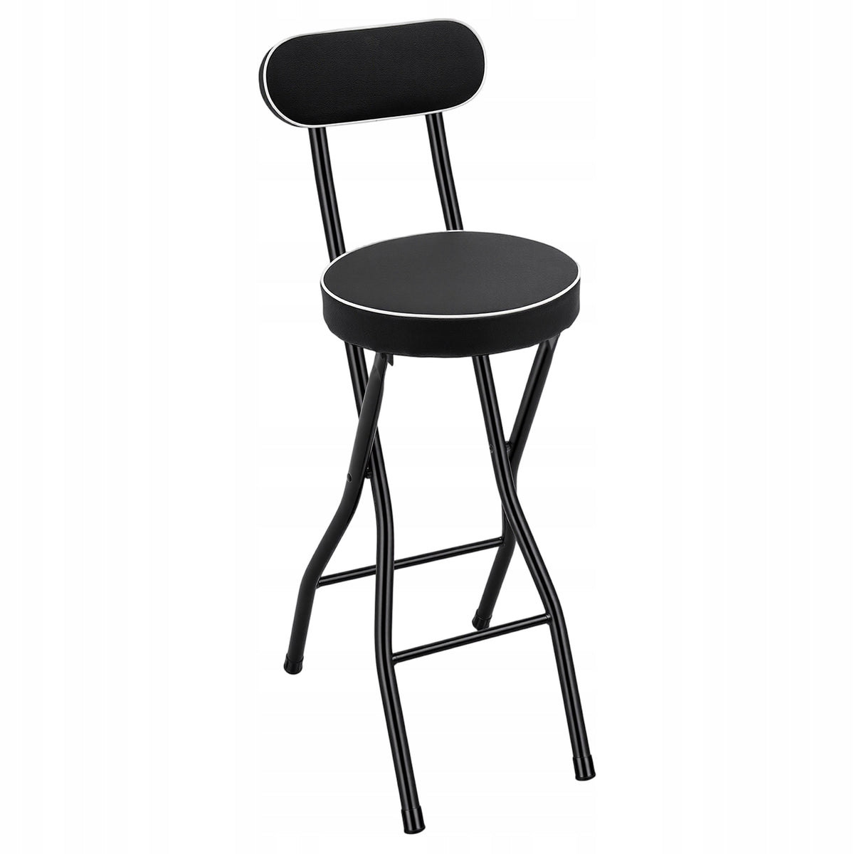 2PCS BAR STOOL 88CM FOLDABLE HIGH STOOL PORTABLE STOOL FREESTANDING