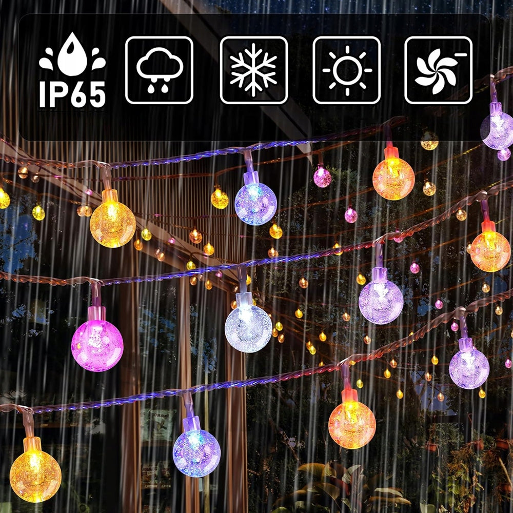 2PCS GARDEN GARLAND LIGHT 9M LED GARDEN LIGHTS WATERPROOF + 60X Brand Beede