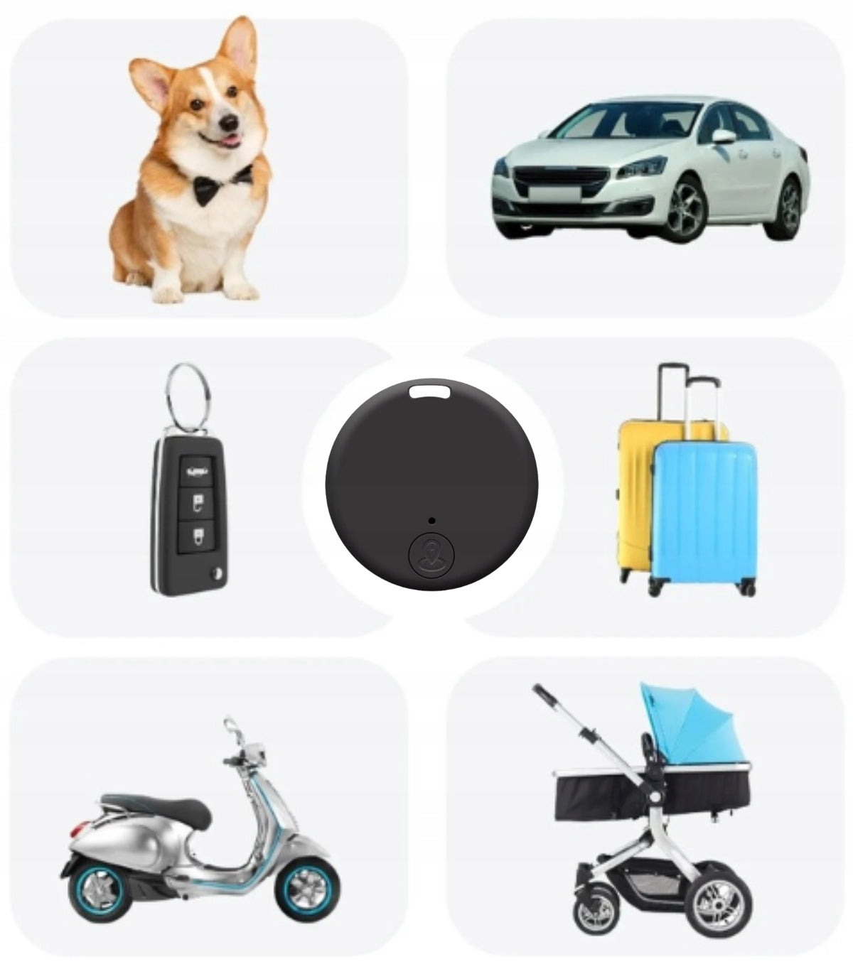 2PCS LOCATOR GPS GSM TRACKER FOR CAR MOTORCYCLE DOG KEYS CAT CASE Manufacturer code Lokalizator GPS Y-02