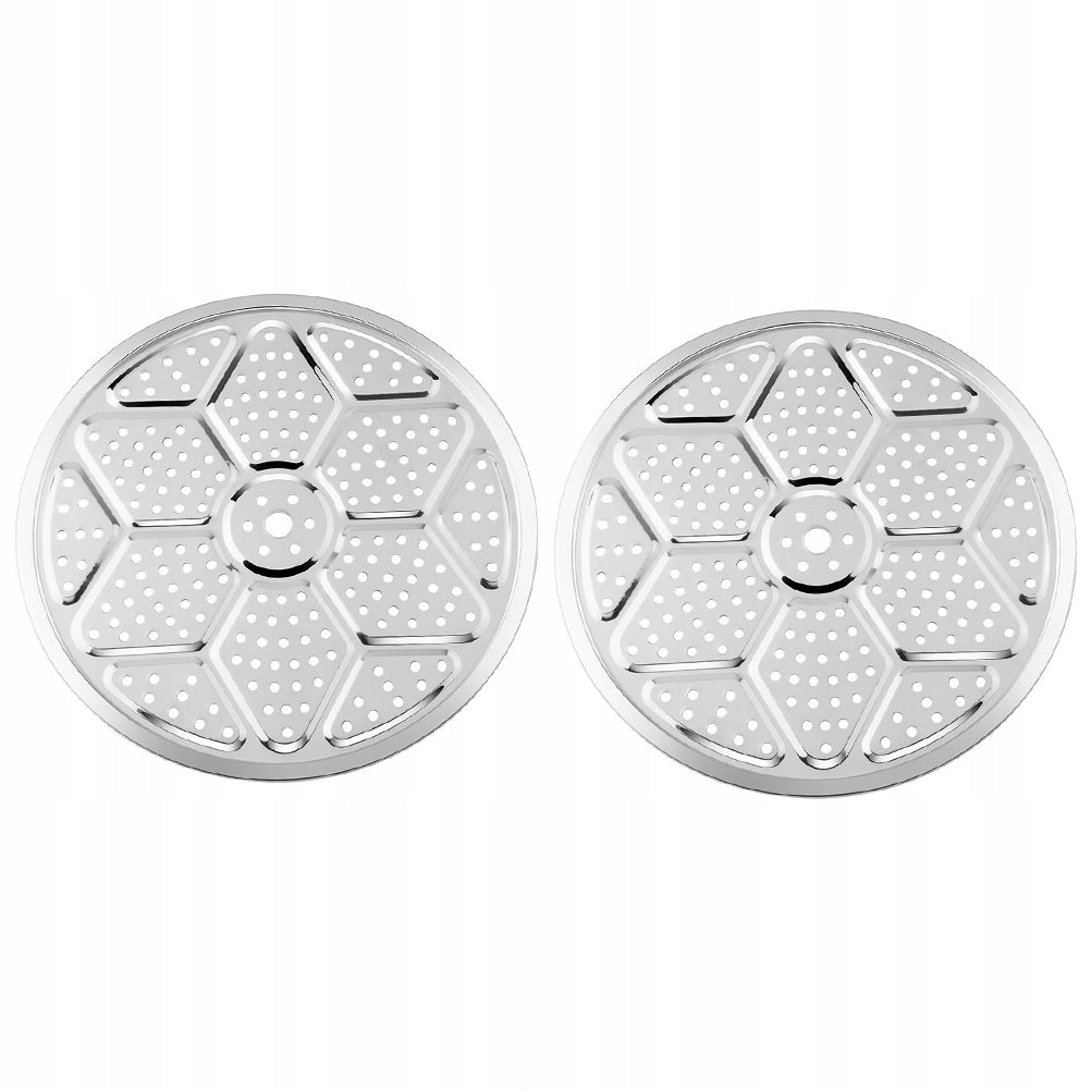 2Pcs Silver Pressure Cooker Rack Non-Stick Canning Tool Capacity 1 l