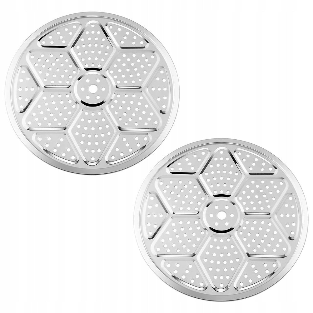 2Pcs Silver Pressure Cooker Rack Non-Stick Canning Tool
