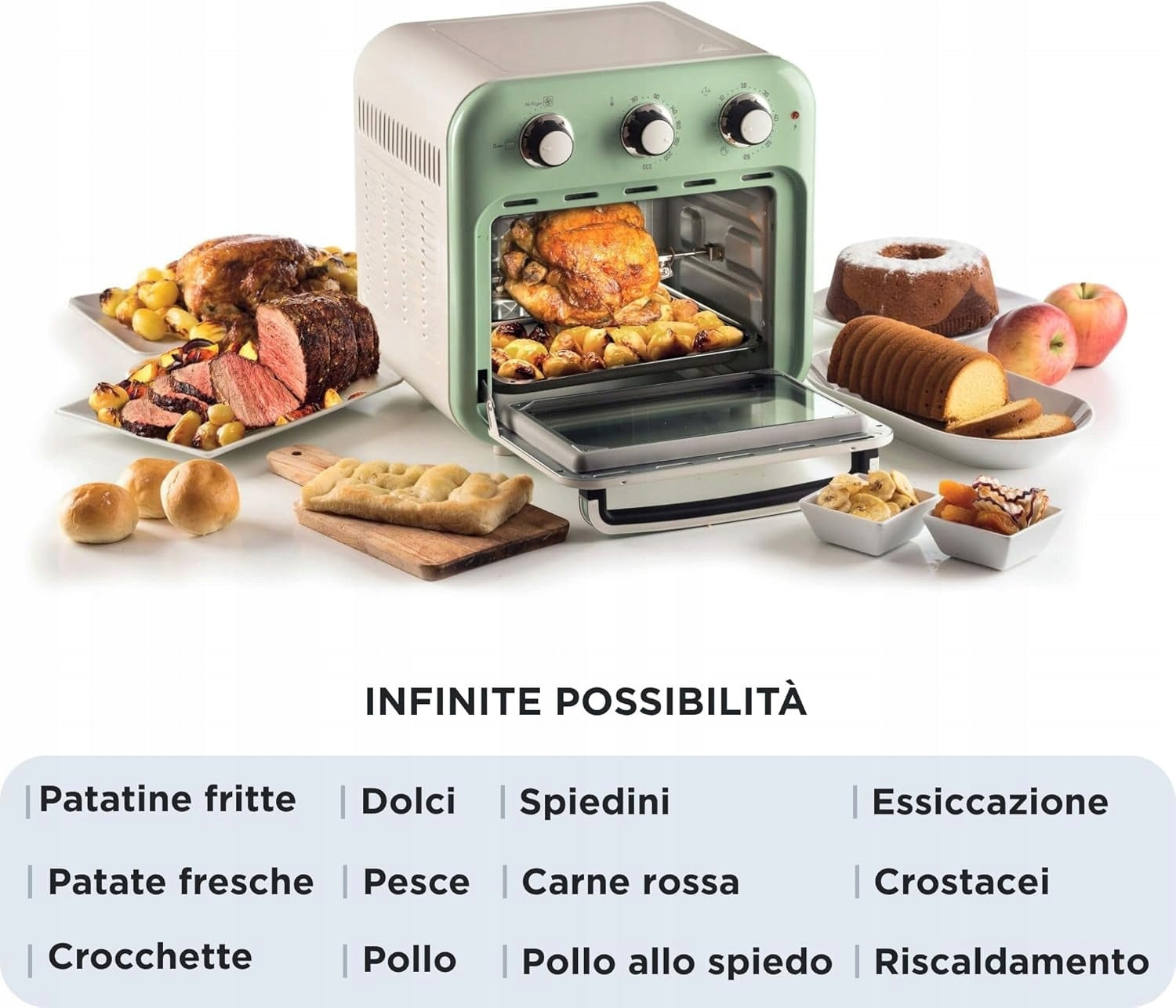 2X AIR FRYER OVEN 16L 1400W 2IN1 TIMER ACCESSORIES Brand no brand